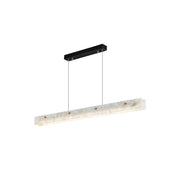 Vexor LED Modern Linear Alabaster Pendant Light-Neutral Decor