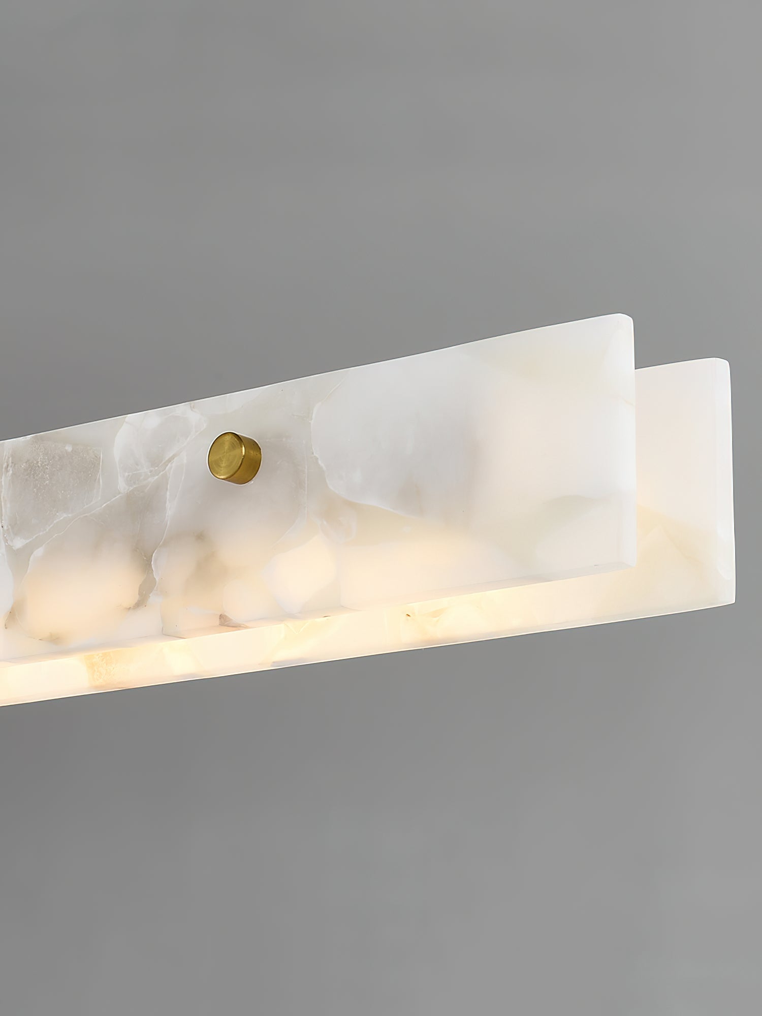 Vexor LED Modern Linear Alabaster Pendant Light-Neutral Decor