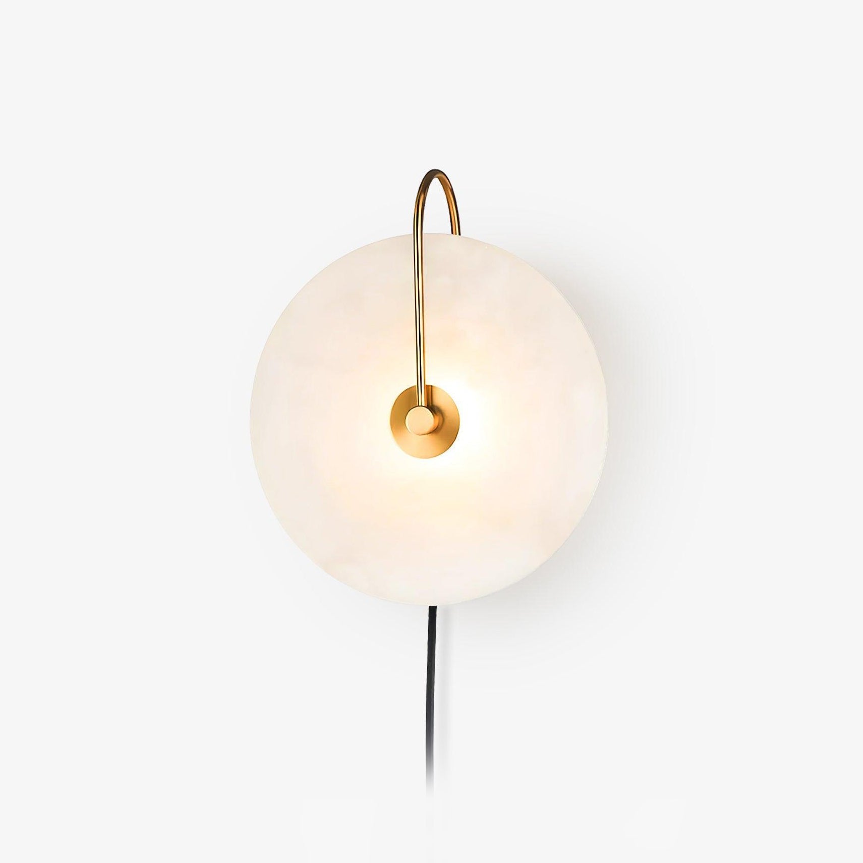 Lively Alabaster Globe Wall Light-Neutral Decor
