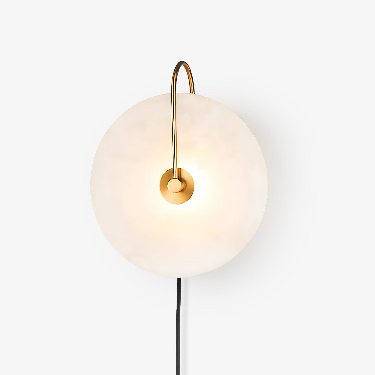 Lively Alabaster Globe Wall Light-Neutral Decor