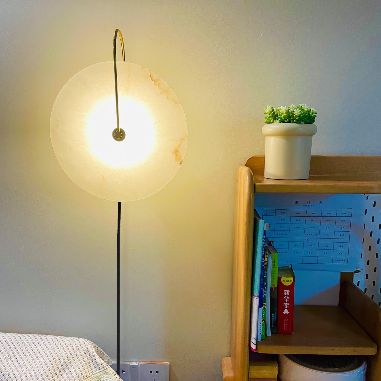 Lively Alabaster Globe Wall Light-Neutral Decor