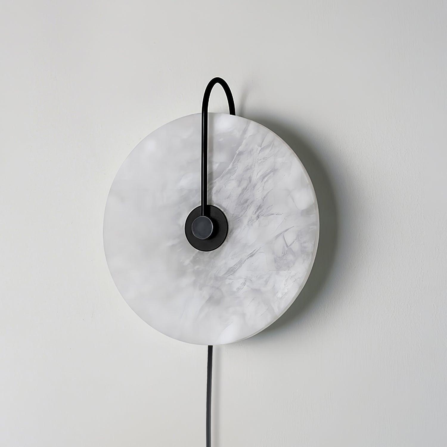 Lively Alabaster Globe Wall Light-Neutral Decor