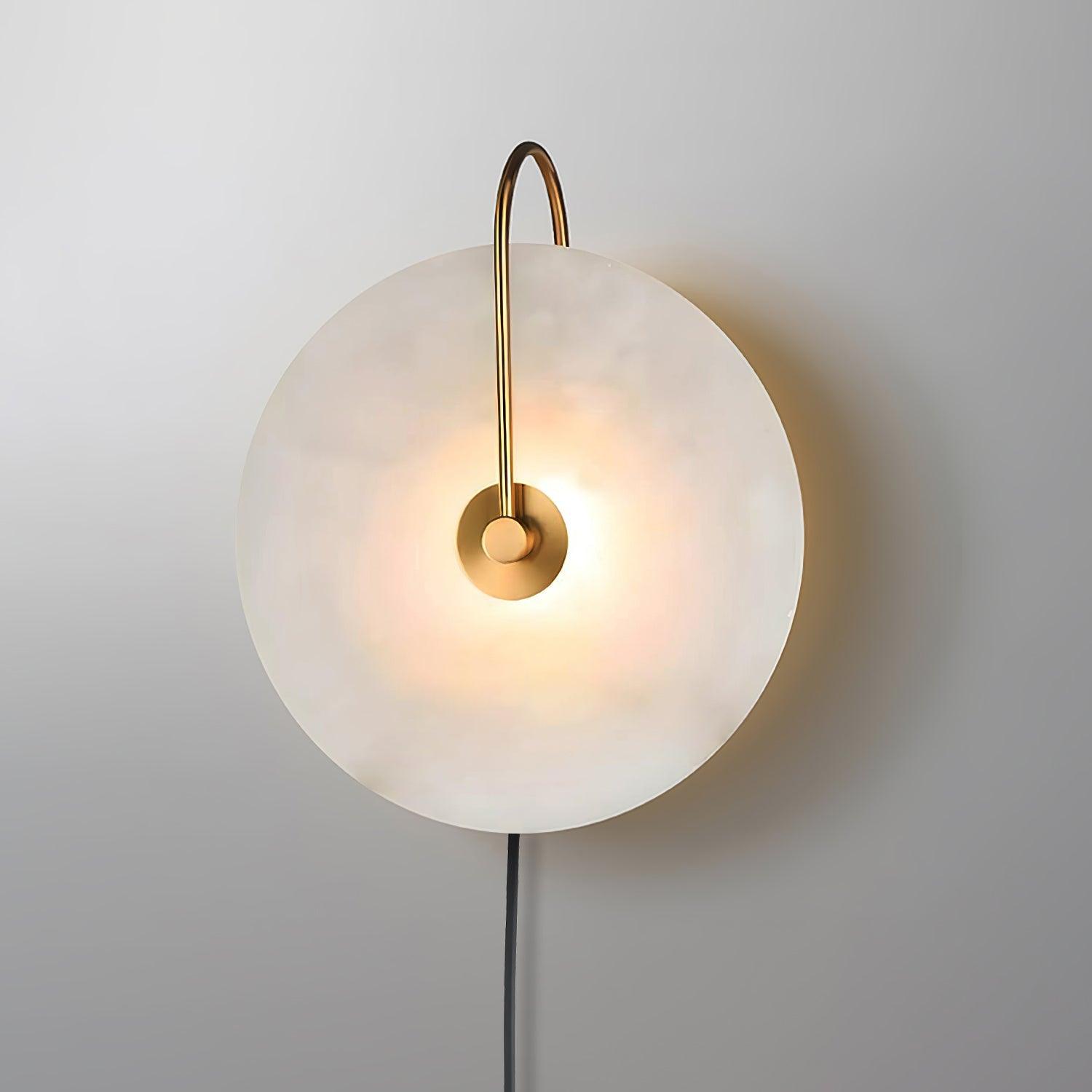 Lively Alabaster Globe Wall Light-Neutral Decor