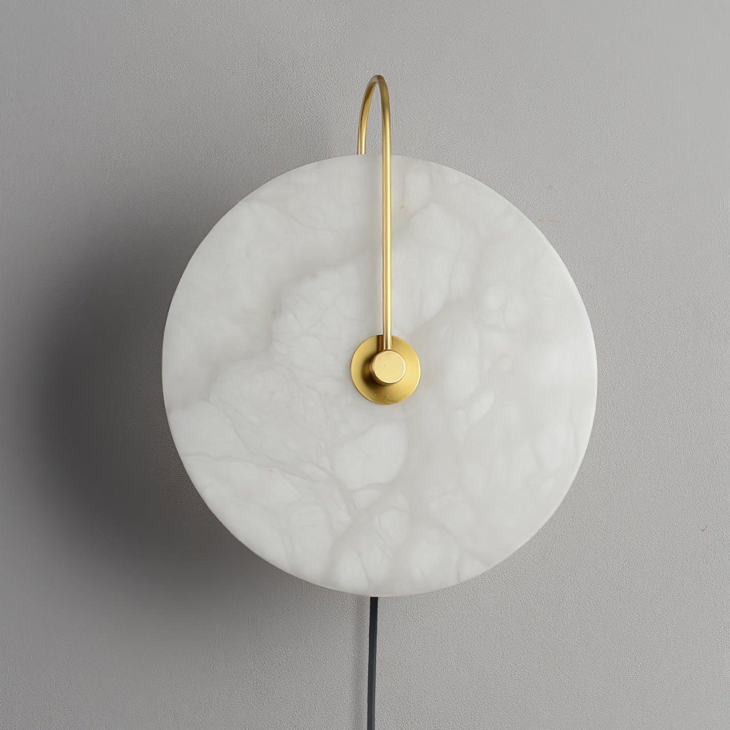 Lively Alabaster Globe Wall Light-Neutral Decor