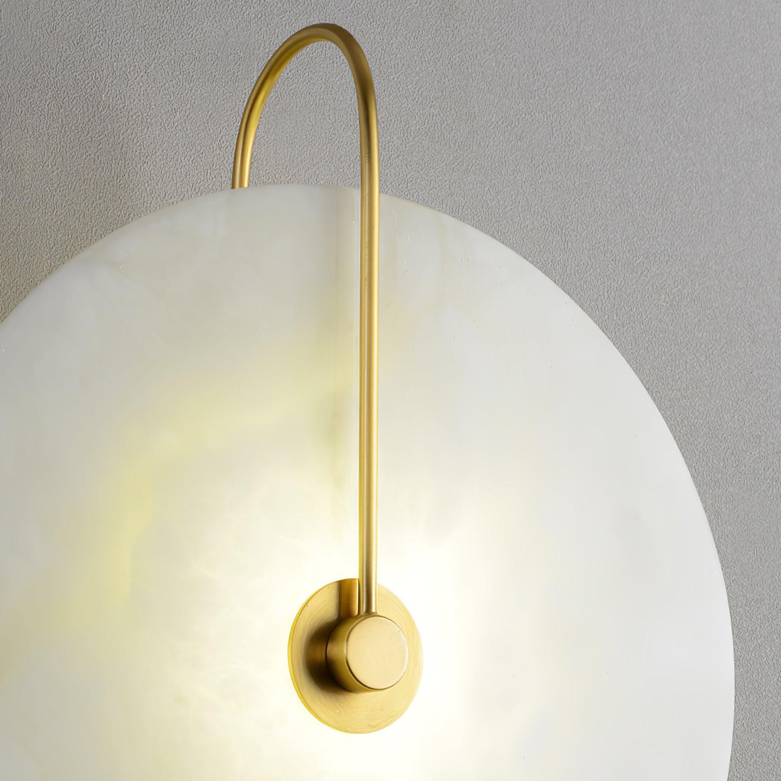 Lively Alabaster Globe Wall Light-Neutral Decor
