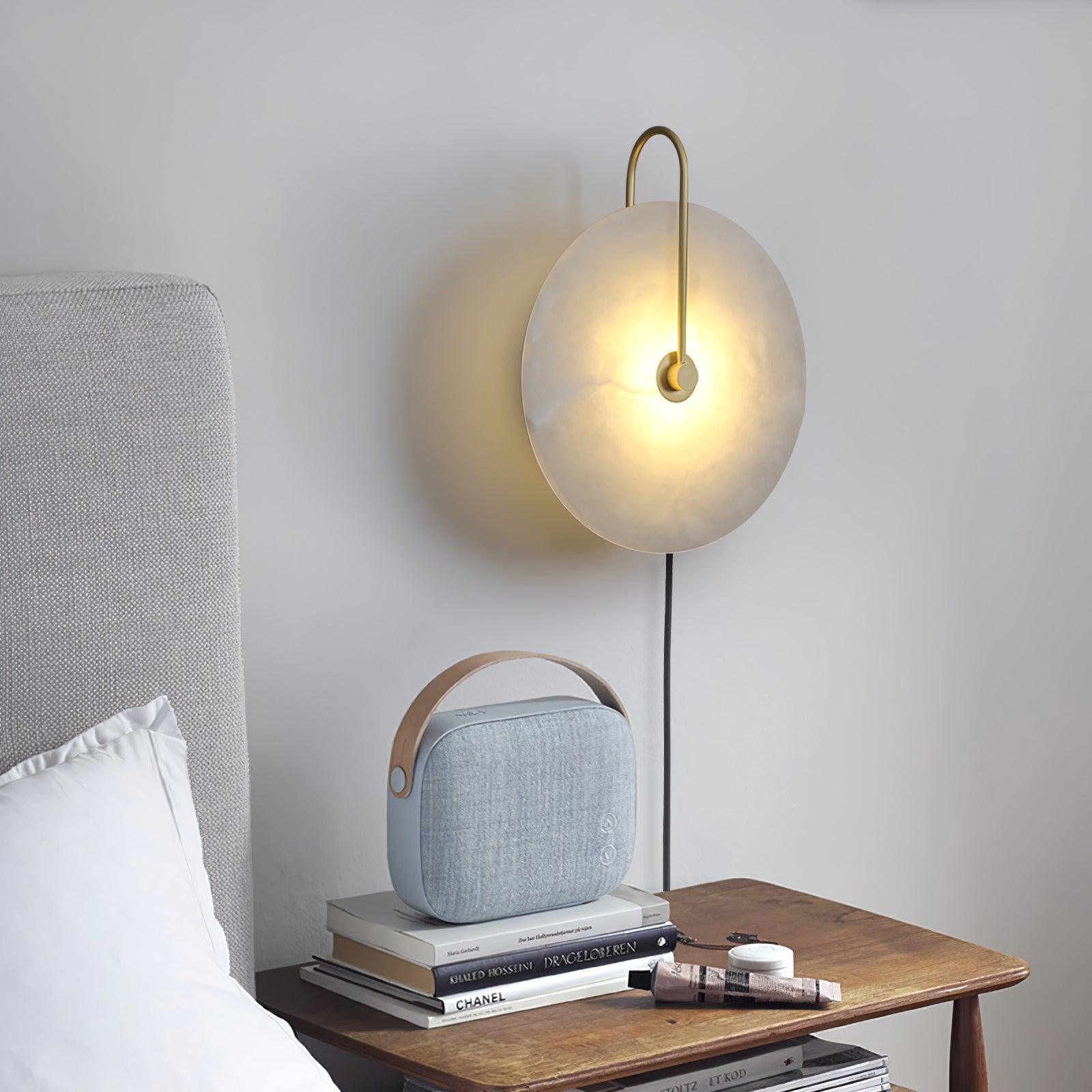 Lively Alabaster Globe Wall Light-Neutral Decor