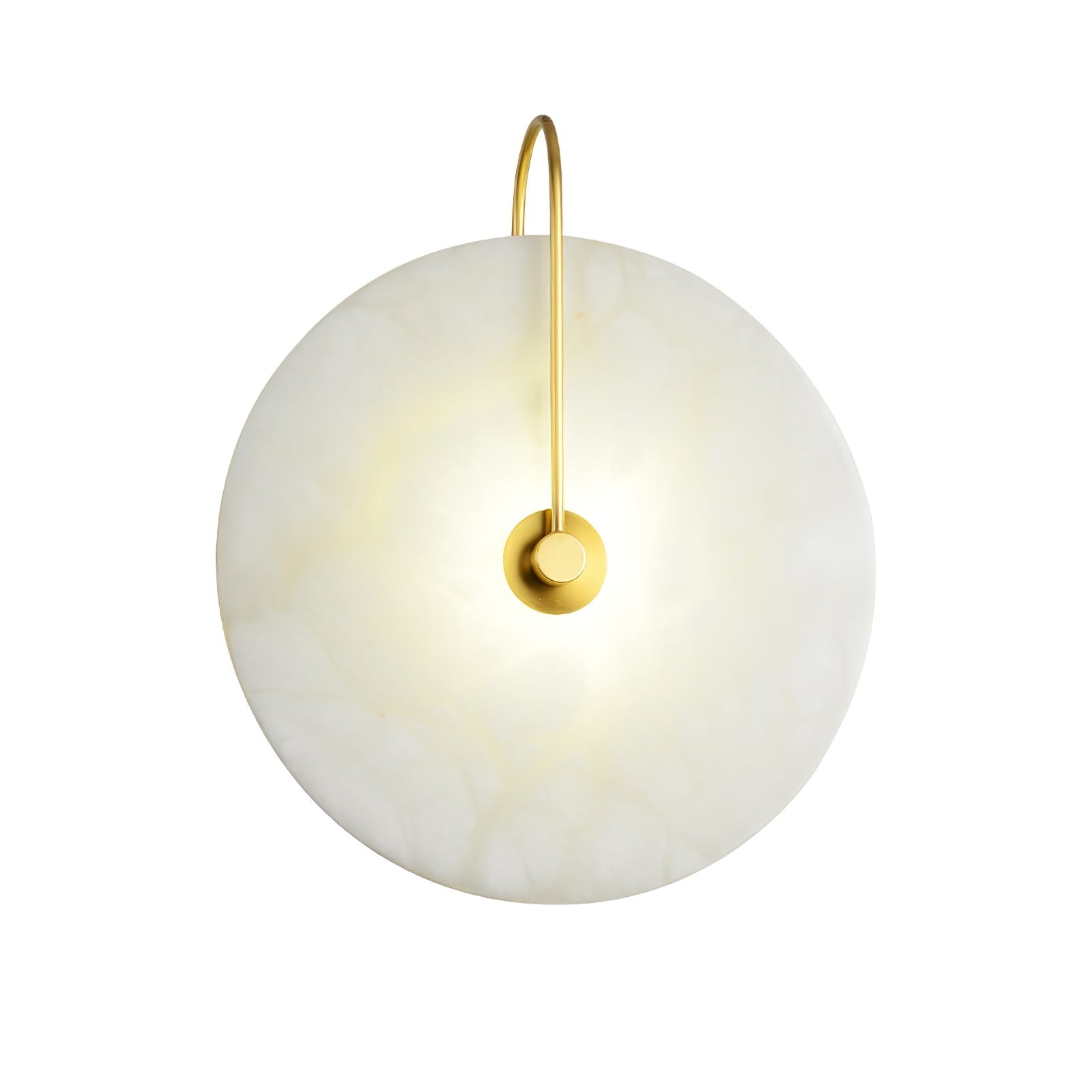 Elaris Alabaster Globe Wall Lamp-Neutral Decor