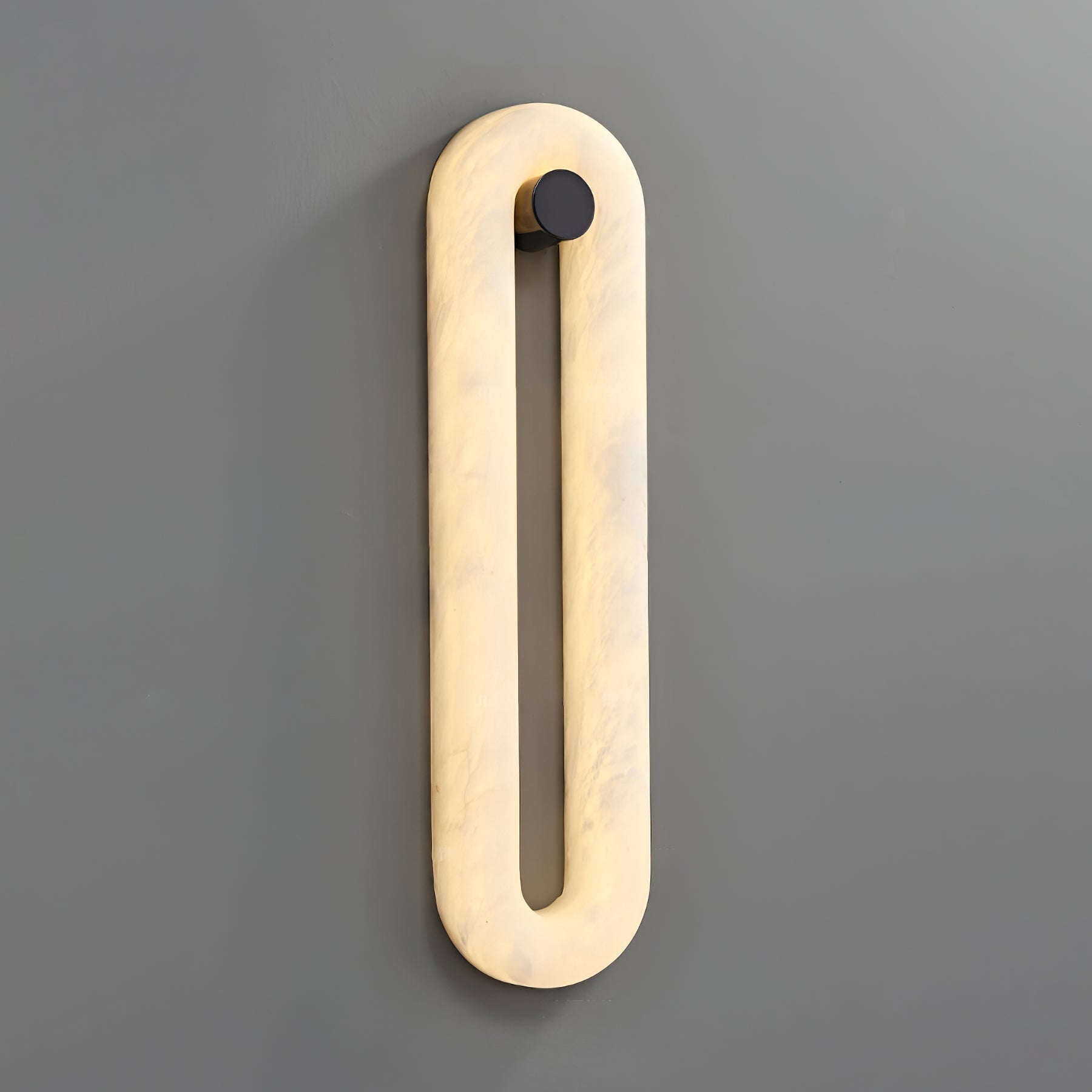Aurea Modern Alabaster Wall Light-Neutral Decor