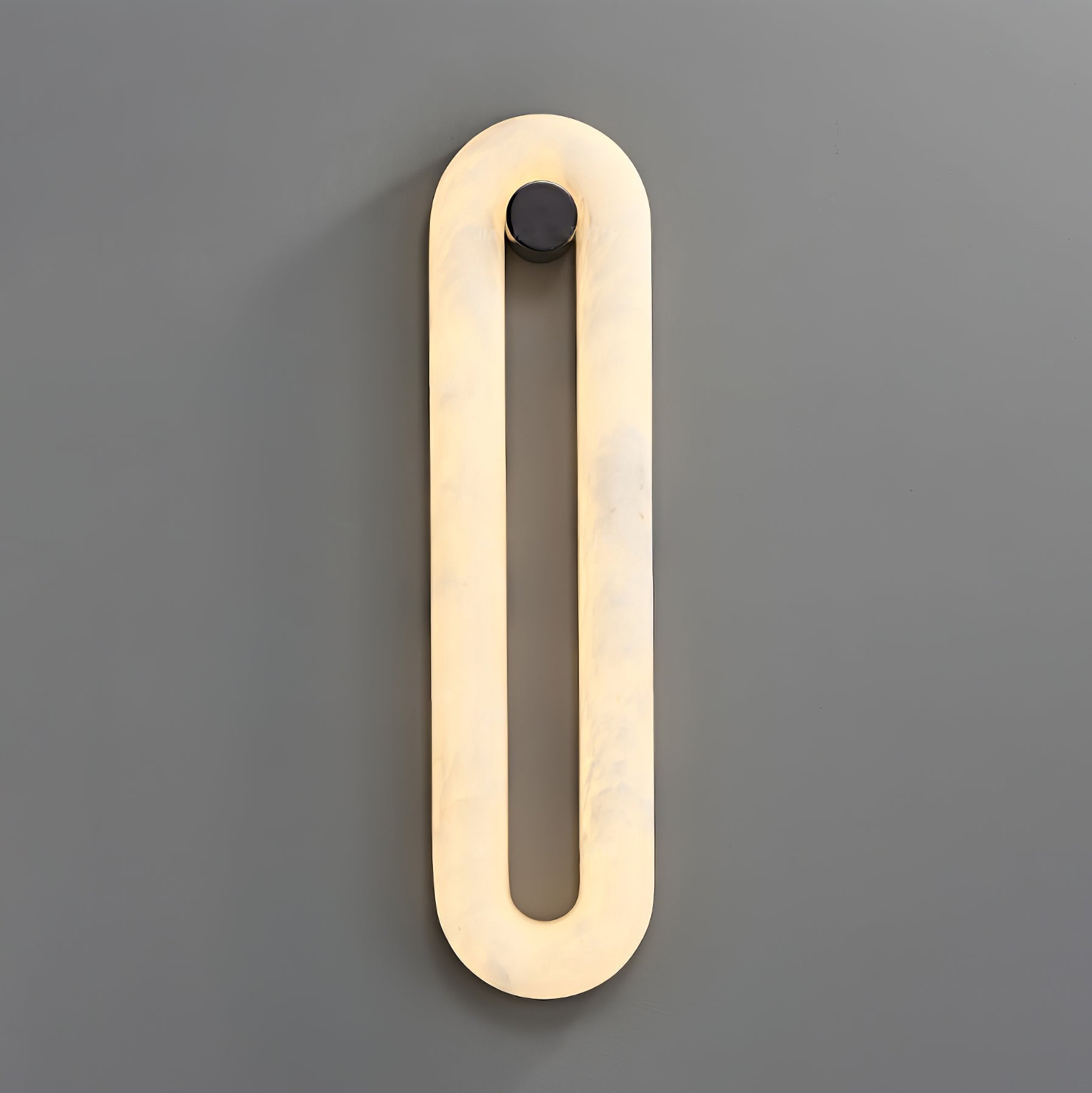 Aurea Modern Alabaster Wall Light-Neutral Decor