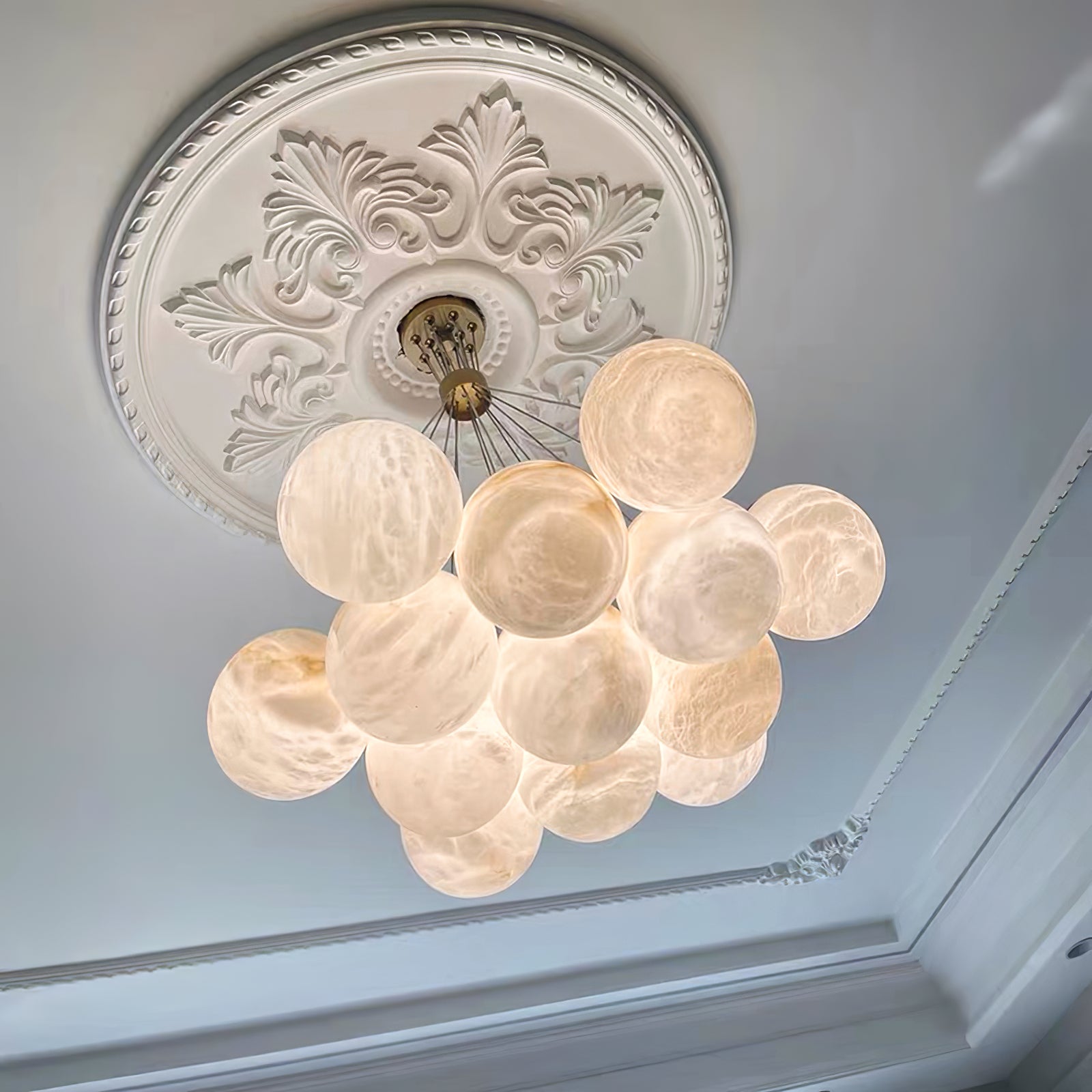Cyrel Alabaster Chandelier-Neutral Decor