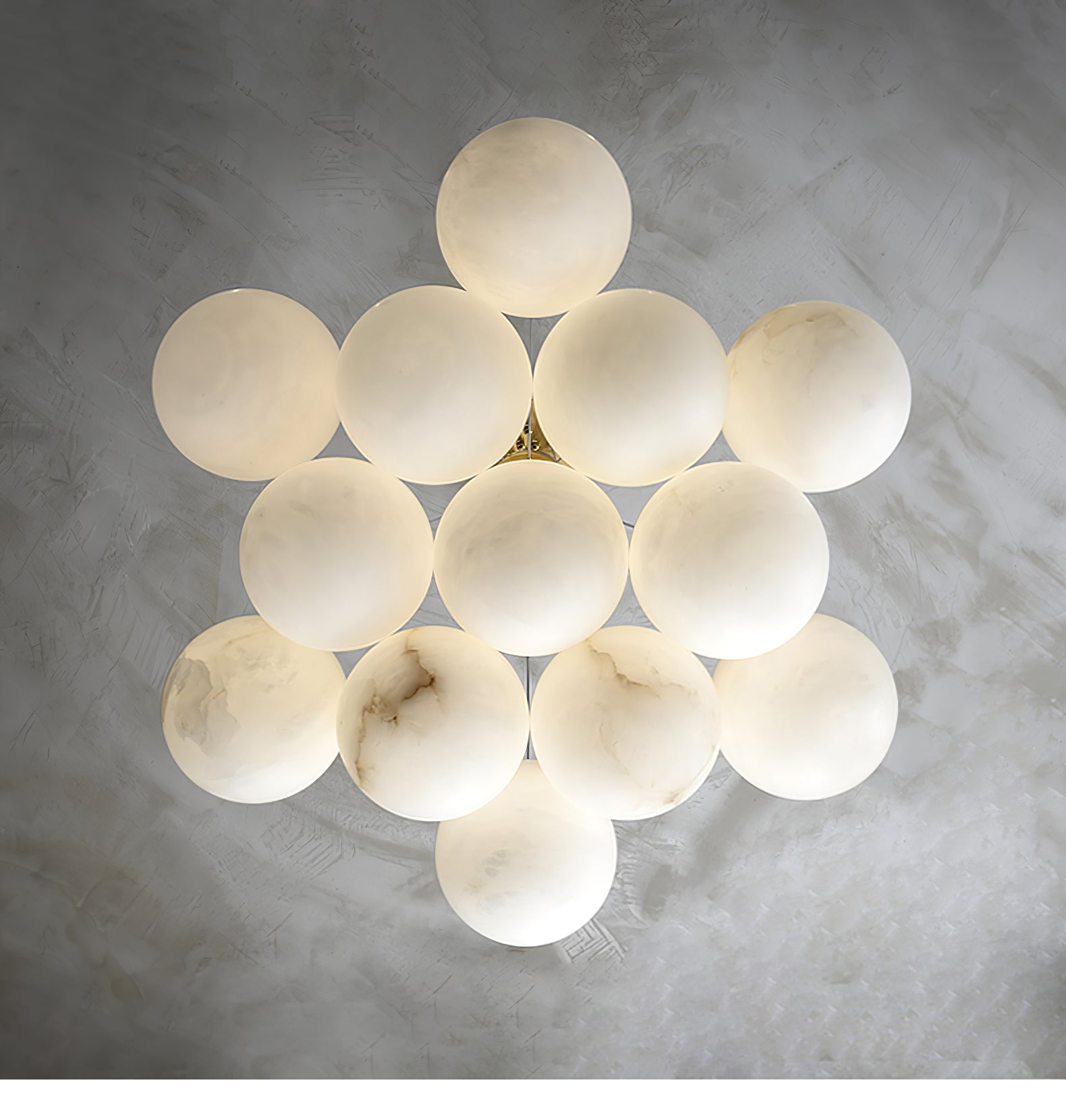 Cyrel Alabaster Chandelier-Neutral Decor