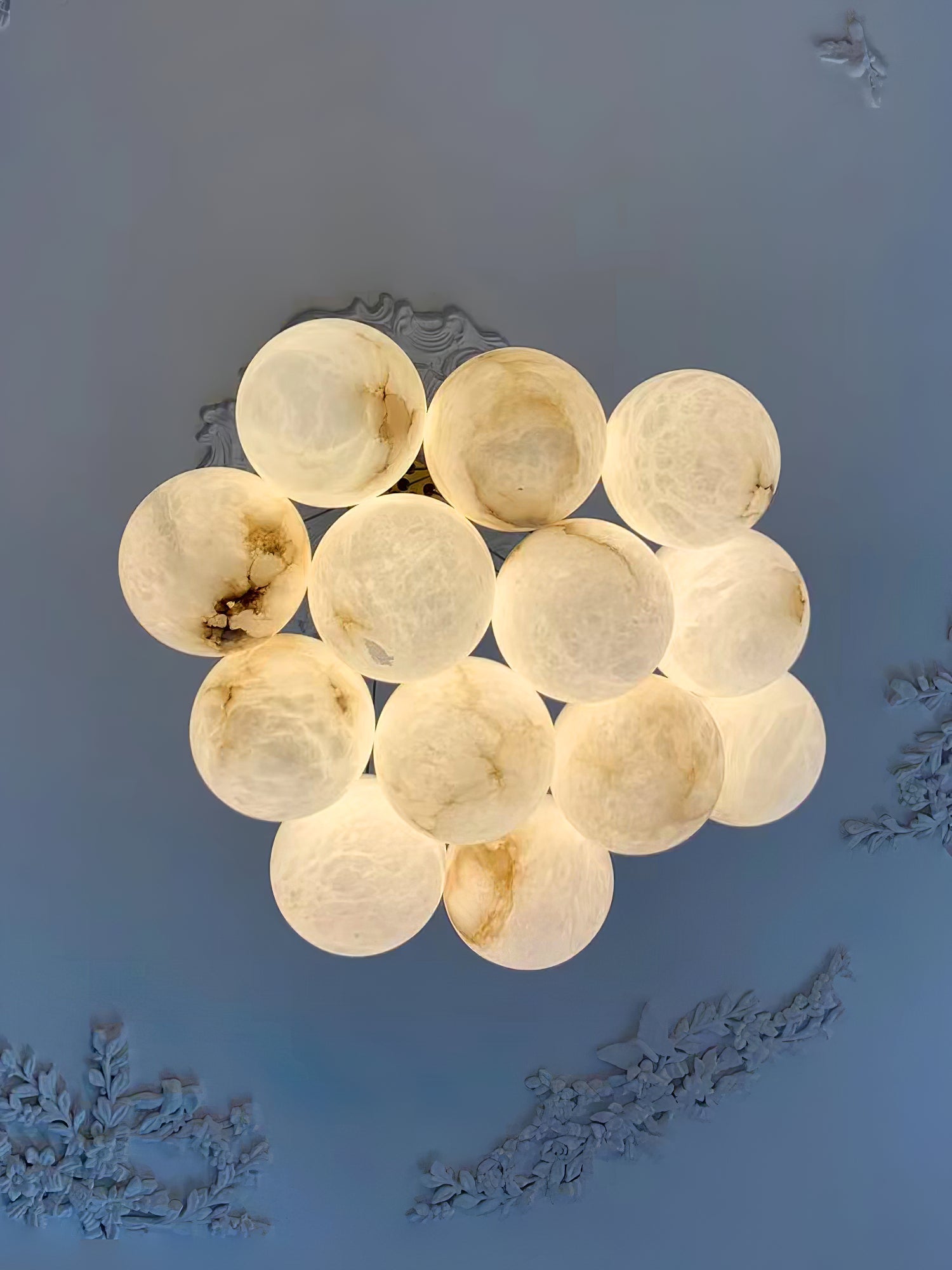 Cyrel Alabaster Chandelier-Neutral Decor