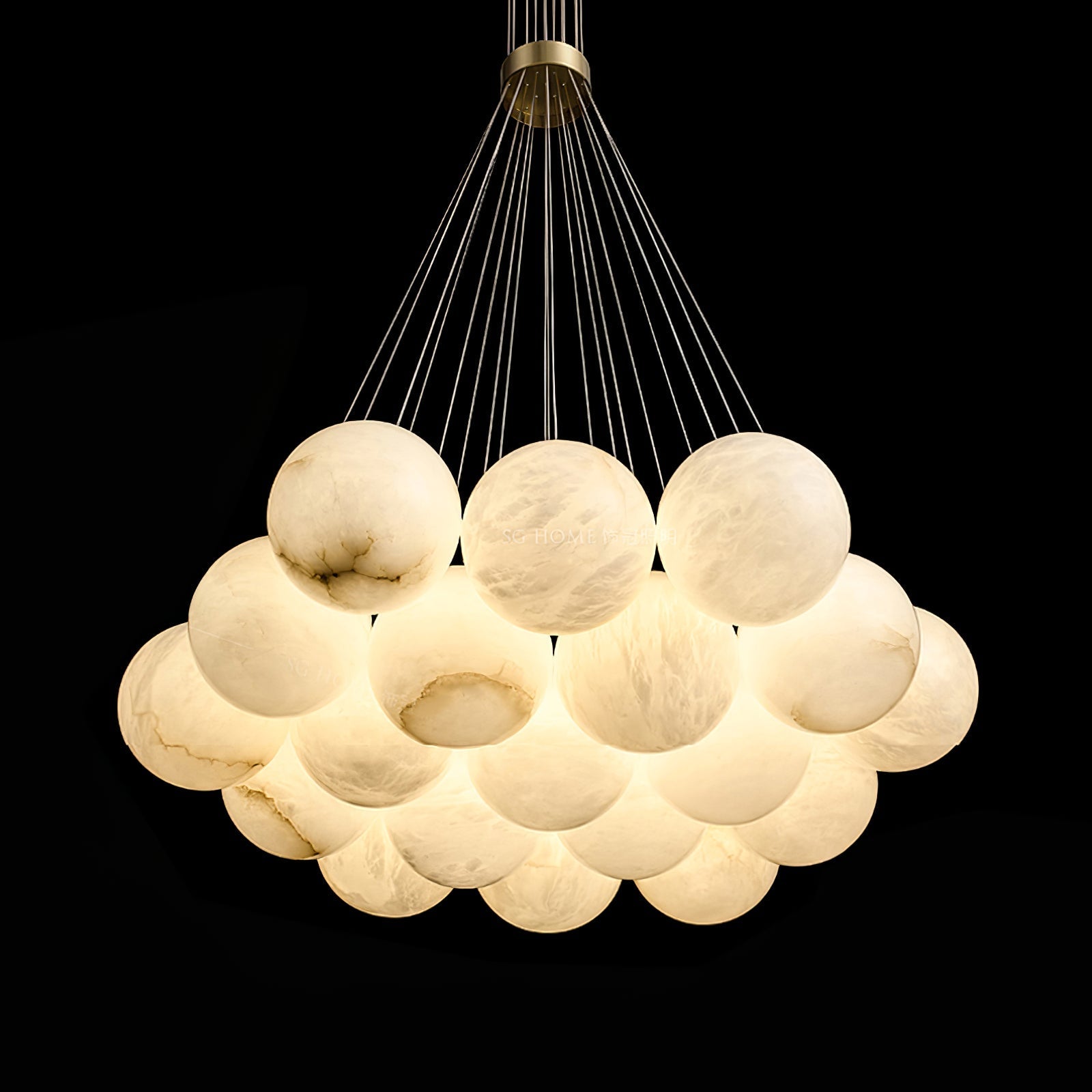 Cyrel Alabaster Chandelier-Neutral Decor