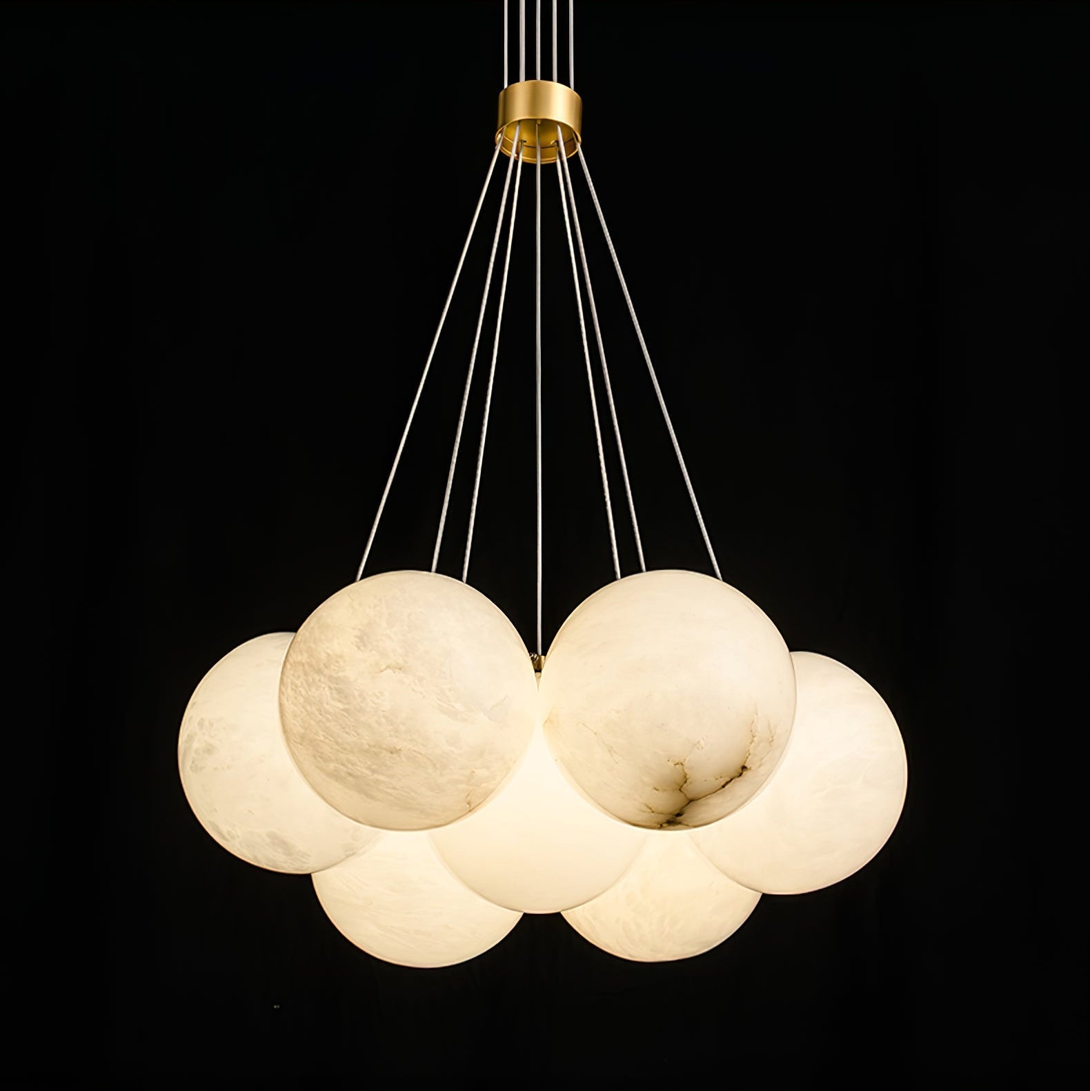 Cyrel Alabaster Chandelier-Neutral Decor
