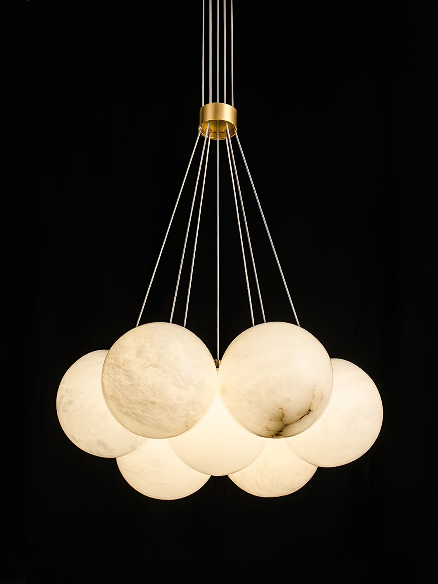 Cyrel Alabaster Chandelier-Neutral Decor