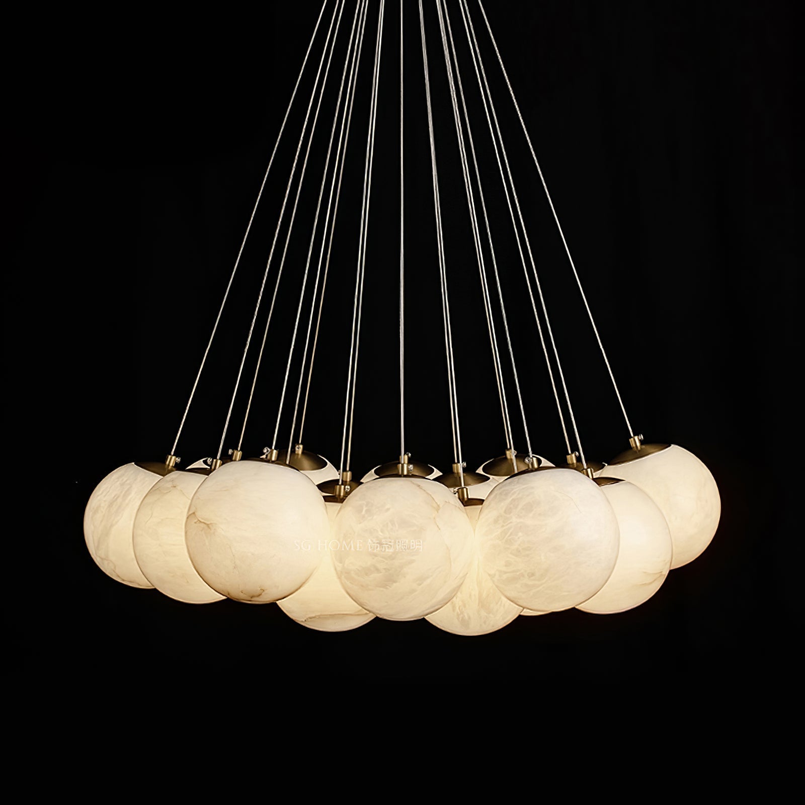 Cyrel Alabaster Chandelier-Neutral Decor