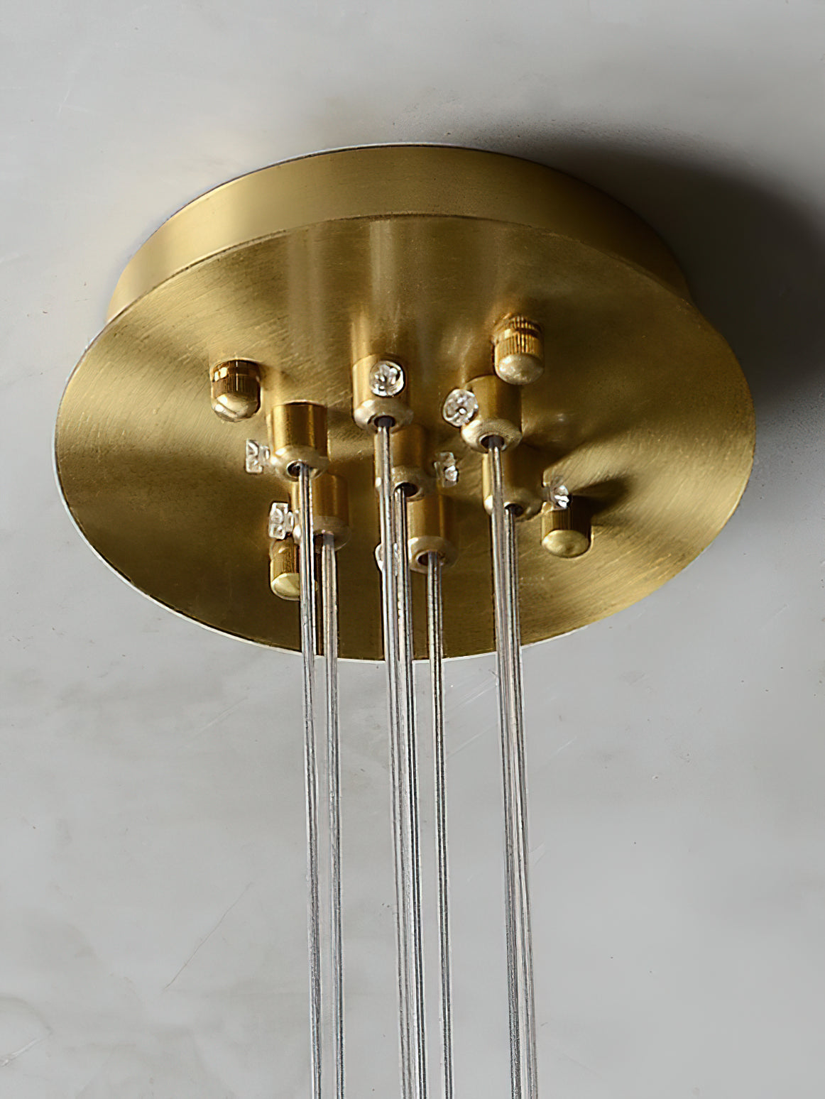 Norduvyd  Alabaster   Cluster Lunar  Chandelier