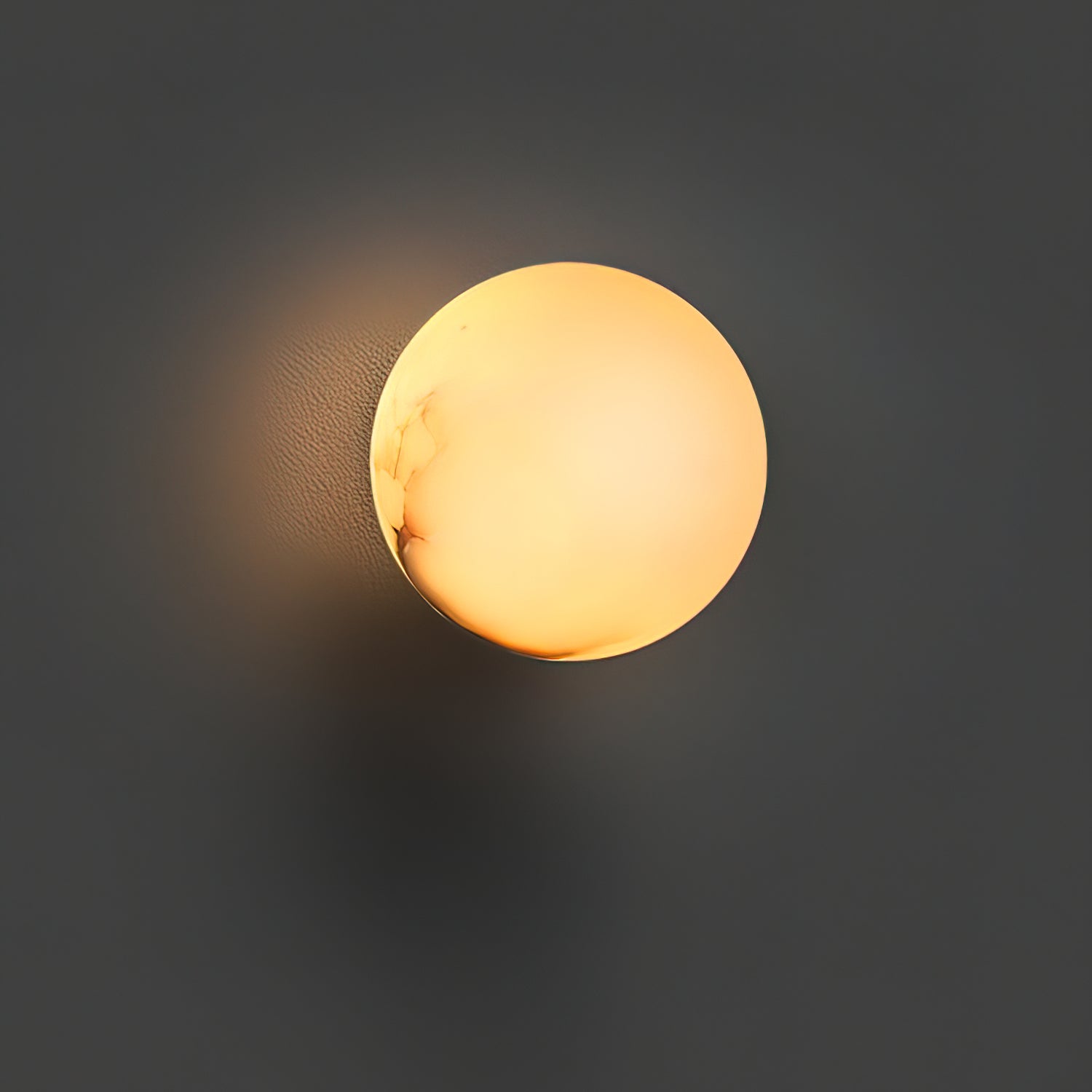 Kristy Alabaster Mini Orb Wall Lamp - Neutralighting