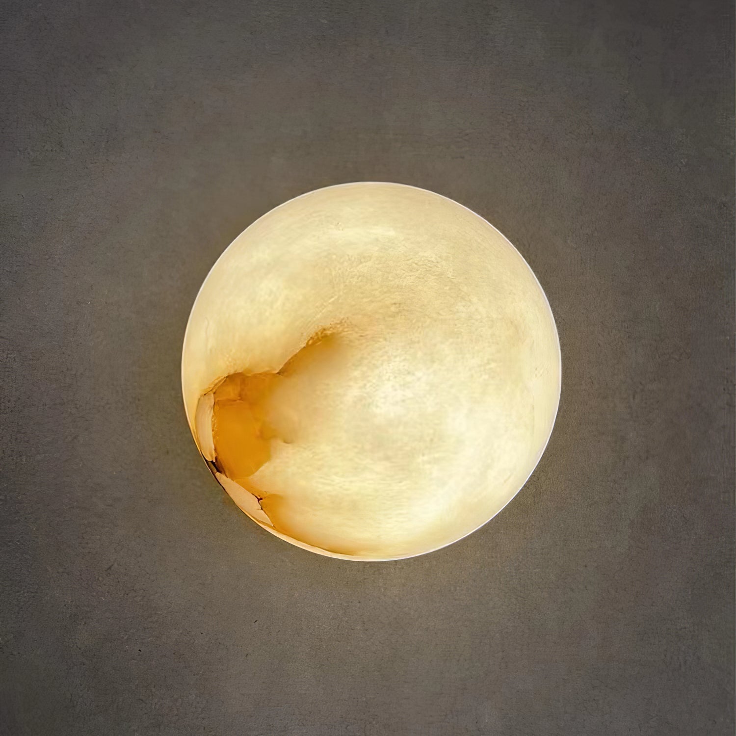 Vevinir Alabaster Globe Wall Light-Neutral Decor