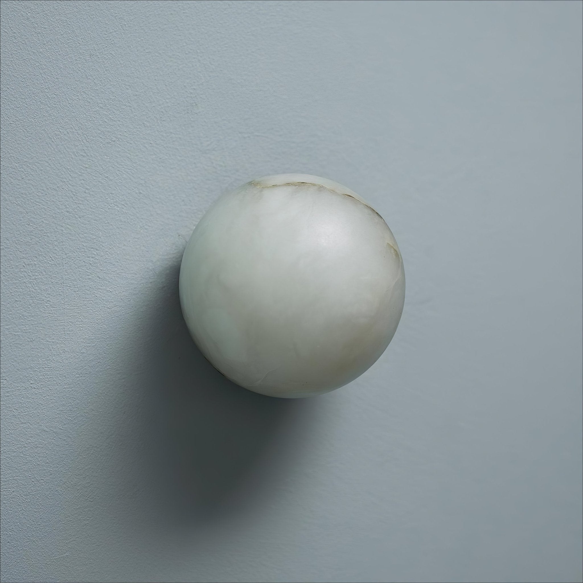 Kovae Alabaster Globe Wall Light-Neutral Decor