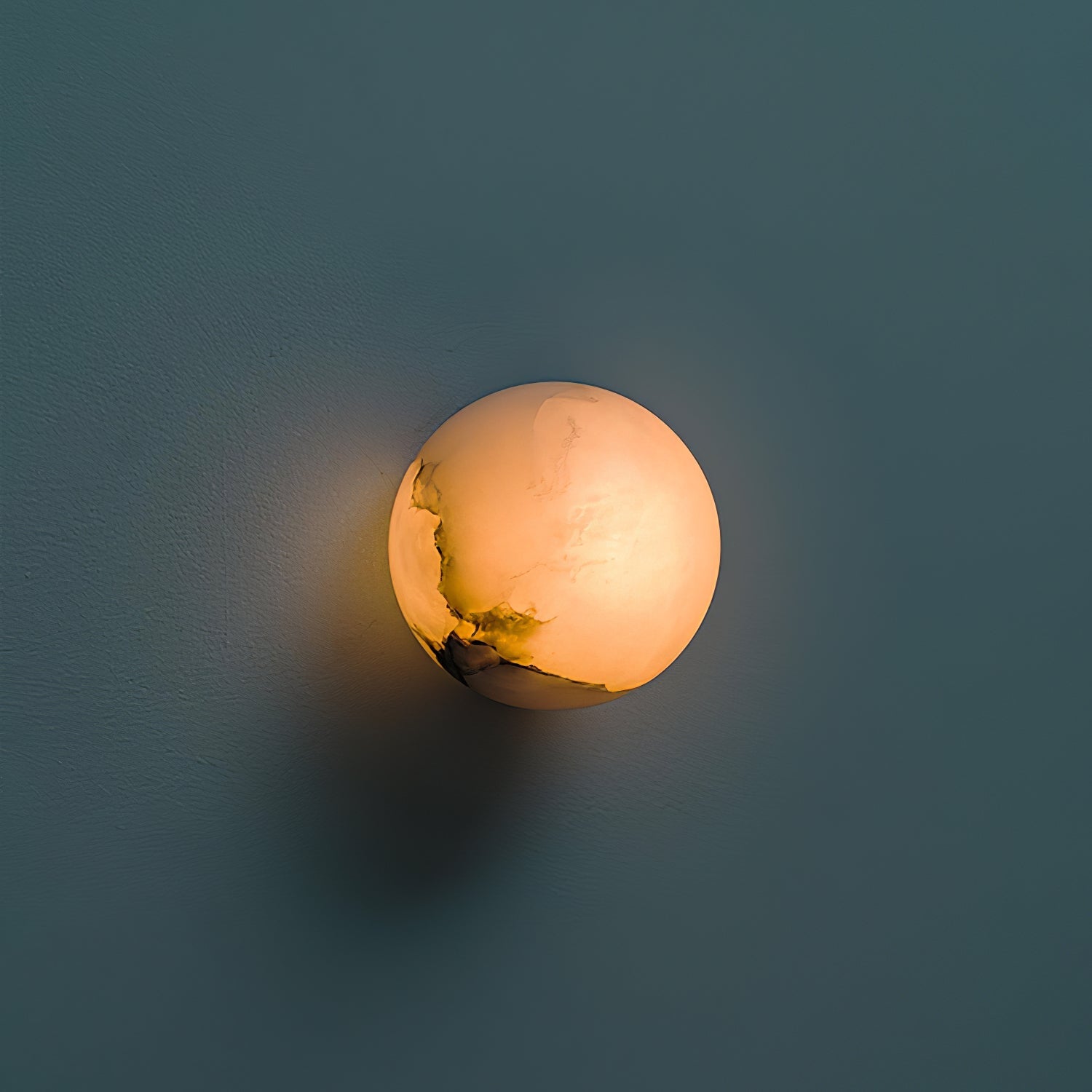 Kovae Alabaster Globe Wall Light-Neutral Decor