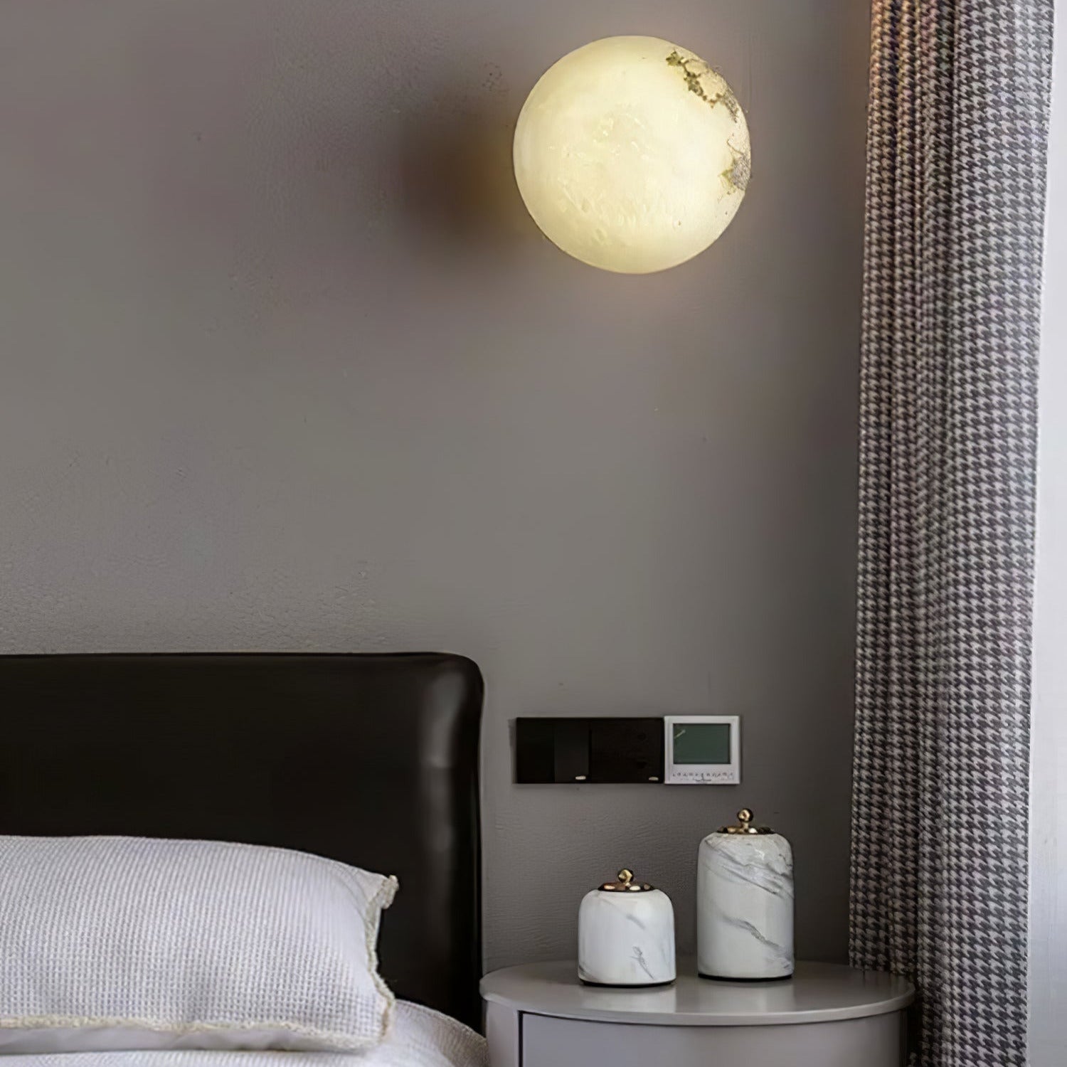 Kristy Alabaster Mini Orb Wall Lamp - Neutralighting