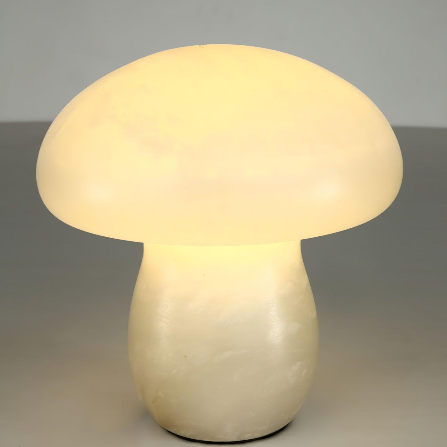 Nera Alabaster Table Lamp-Neutral Decor