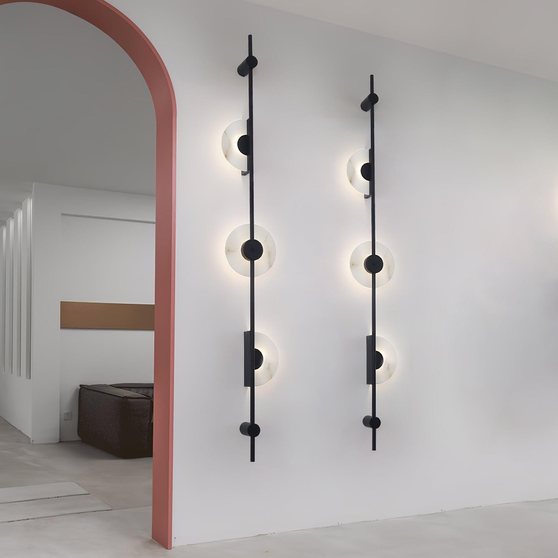 Benoir Alabaster Wall Light-Neutral Decor