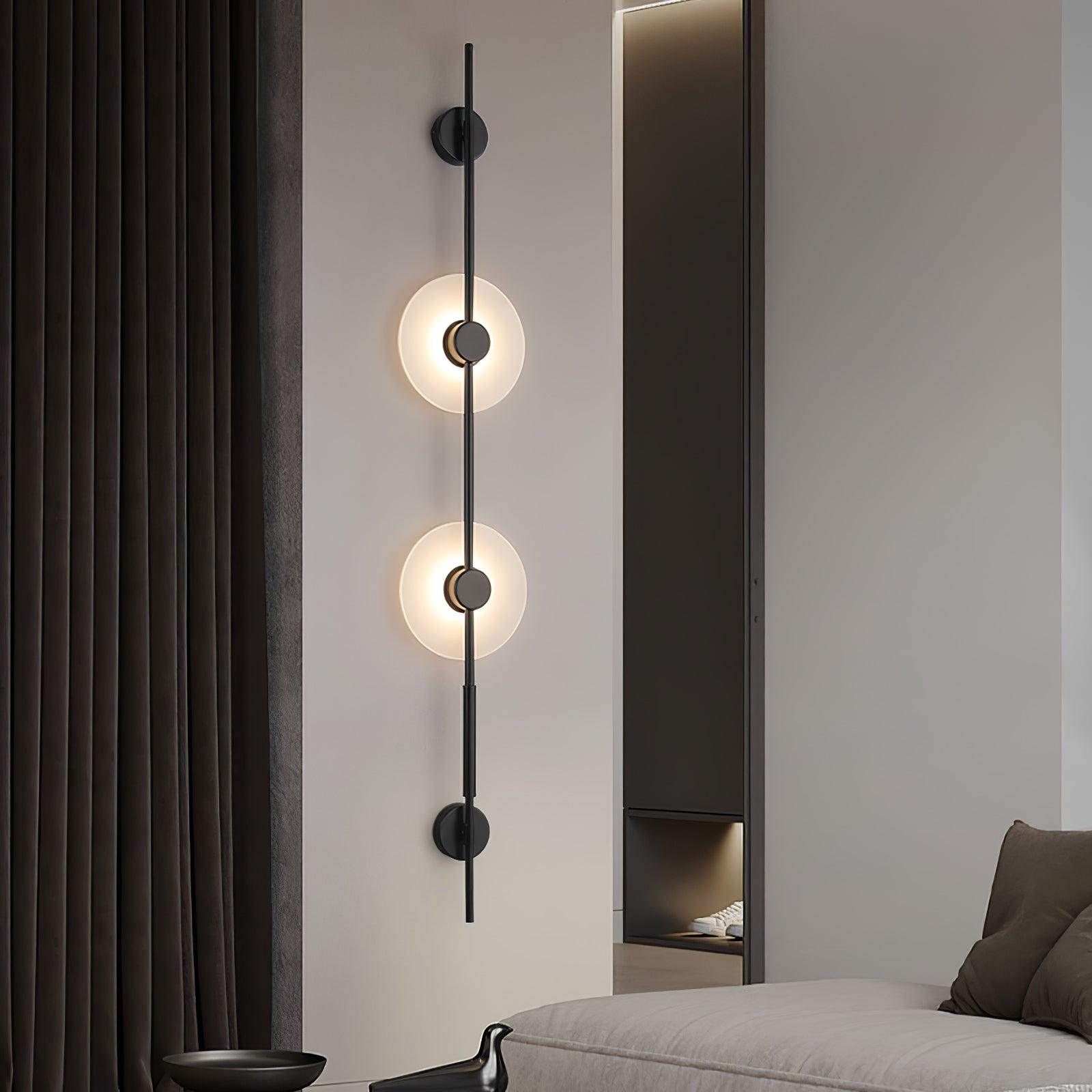 Edria Minimalist Alabaster Wall Light-Neutral Decor