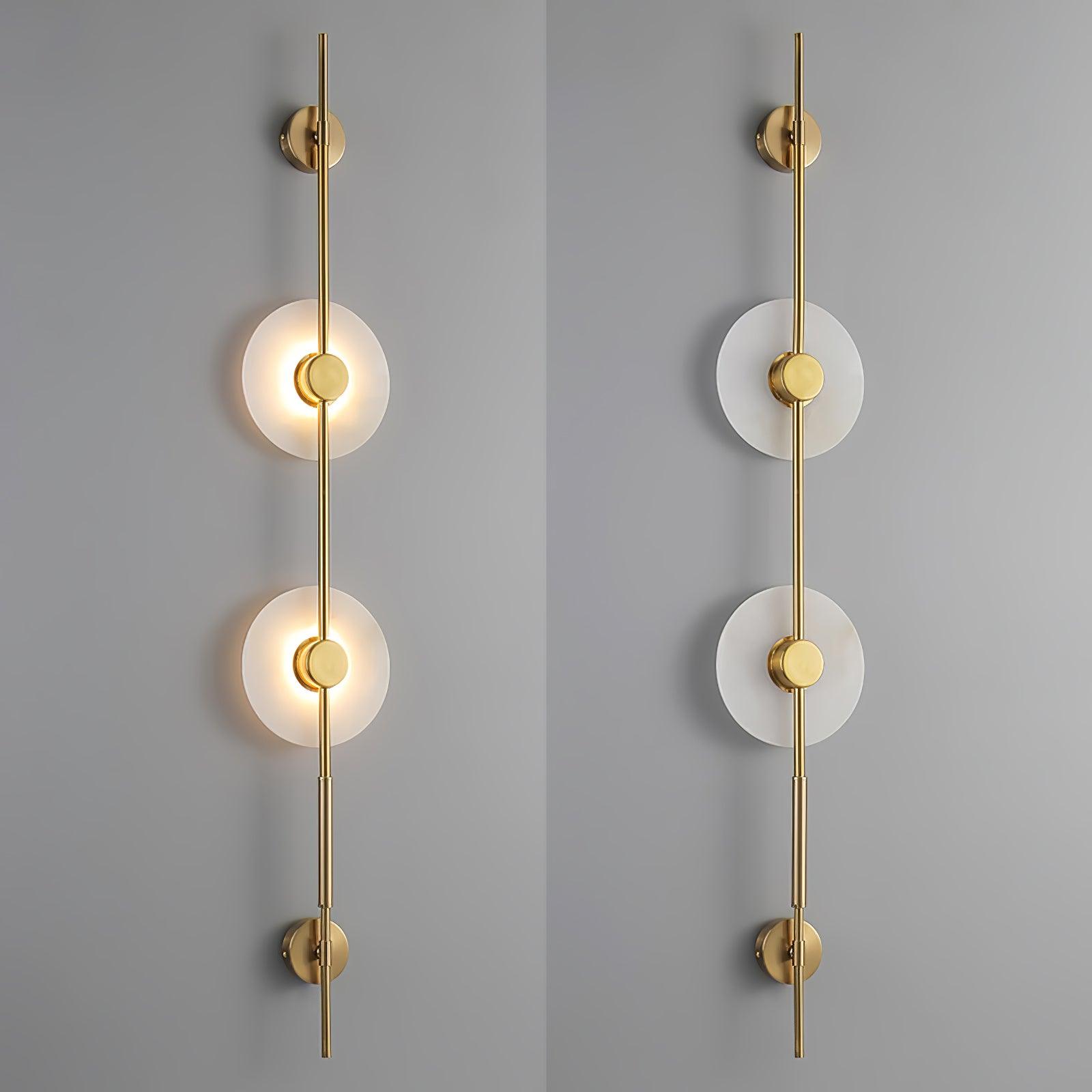 Benoir Alabaster Wall Light-Neutral Decor