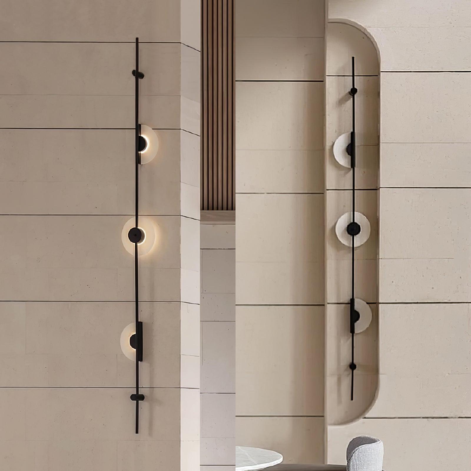 Edria Minimalist Alabaster Wall Light-Neutral Decor