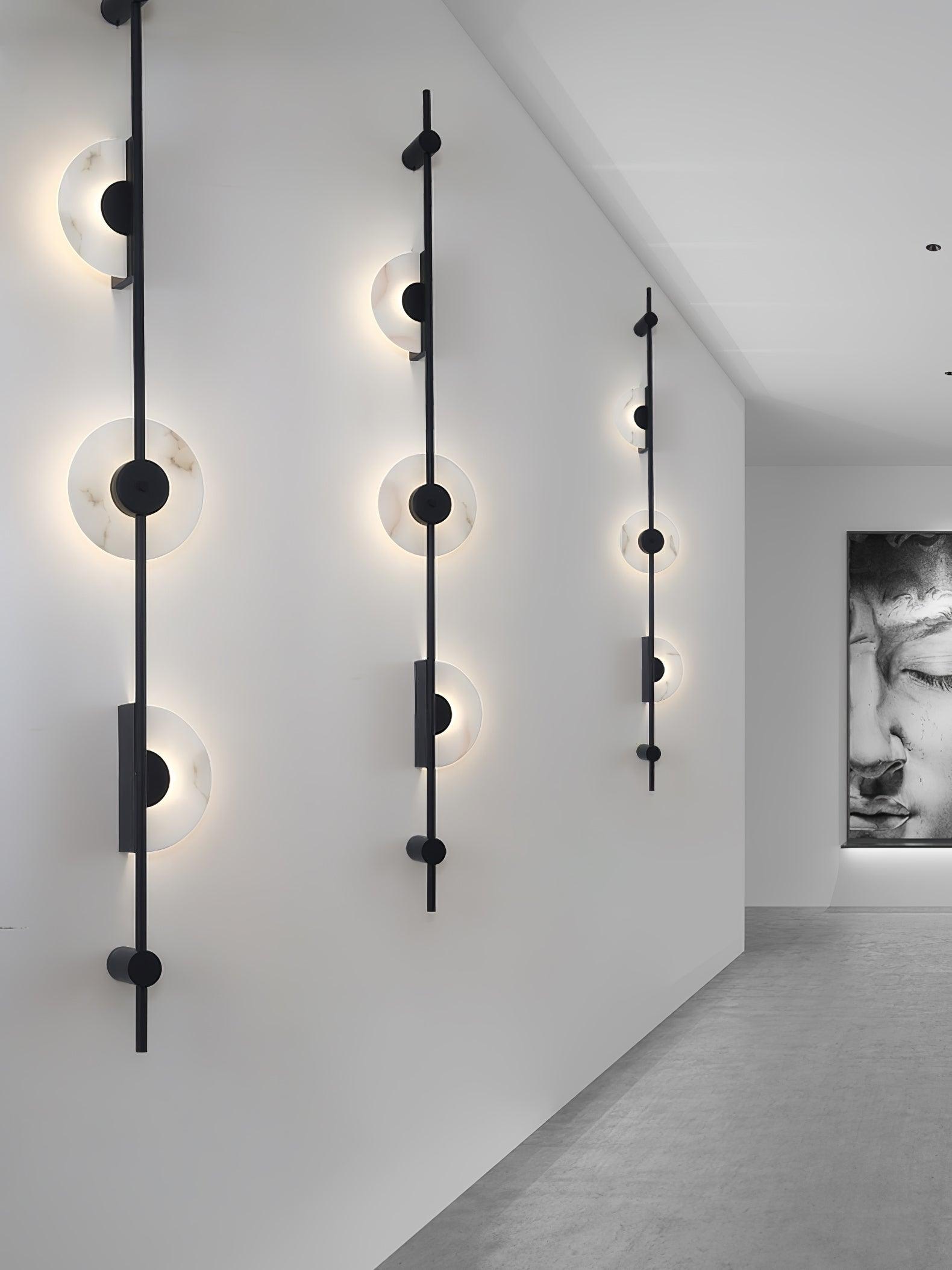 Edria Minimalist Alabaster Wall Light-Neutral Decor