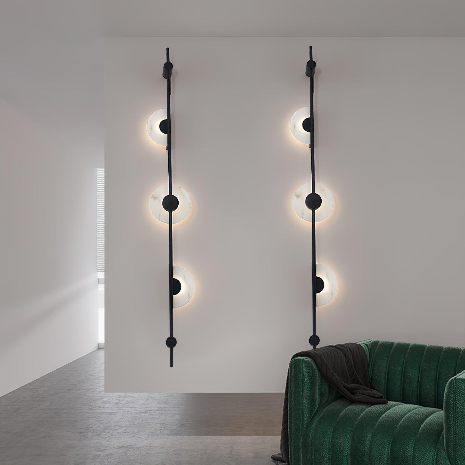 Edria Minimalist Alabaster Wall Light-Neutral Decor