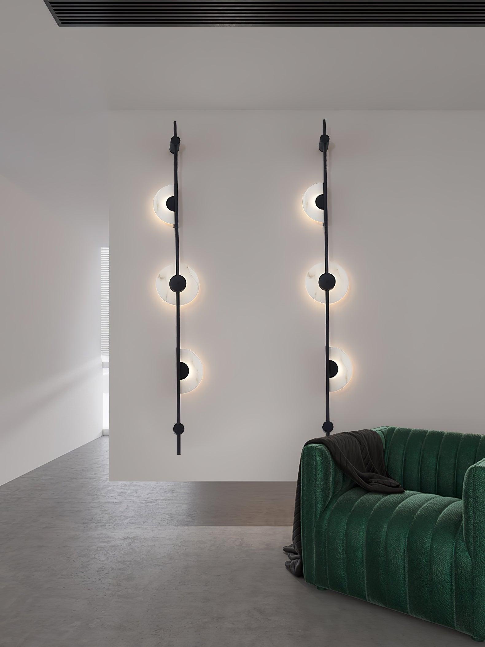 Edria Minimalist Alabaster Wall Light-Neutral Decor