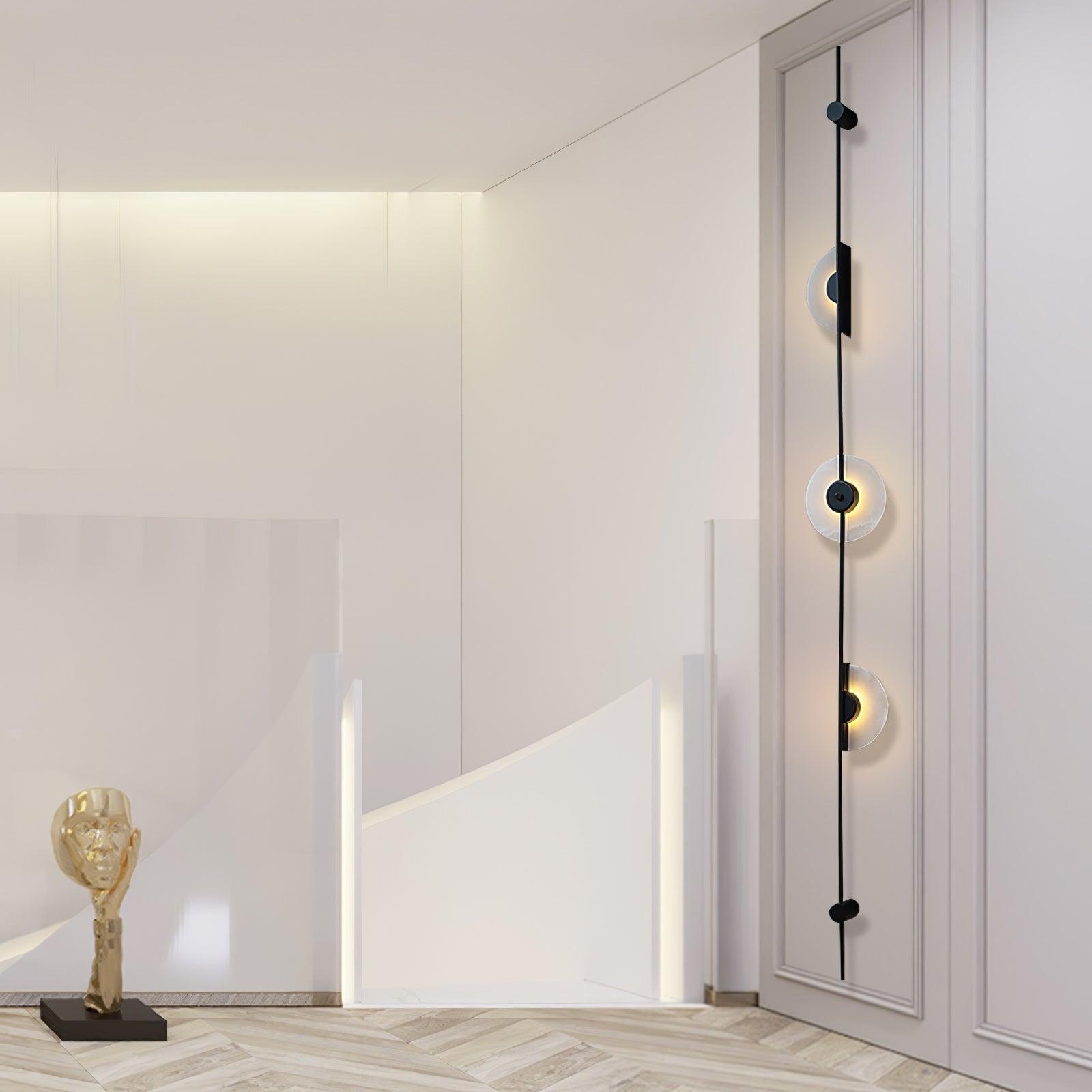 Edria Minimalist Alabaster Wall Light-Neutral Decor