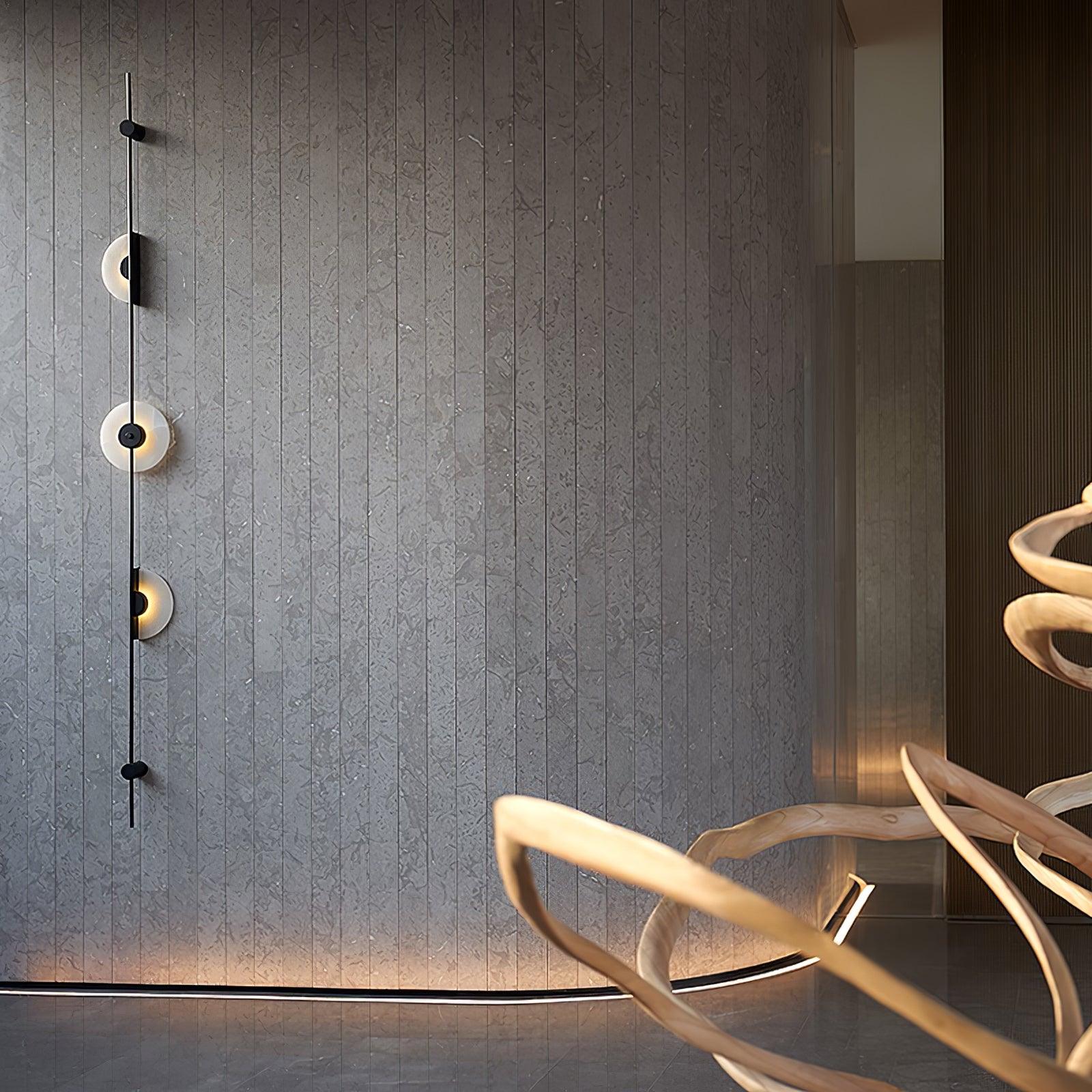 Benoir Alabaster Wall Light-Neutral Decor