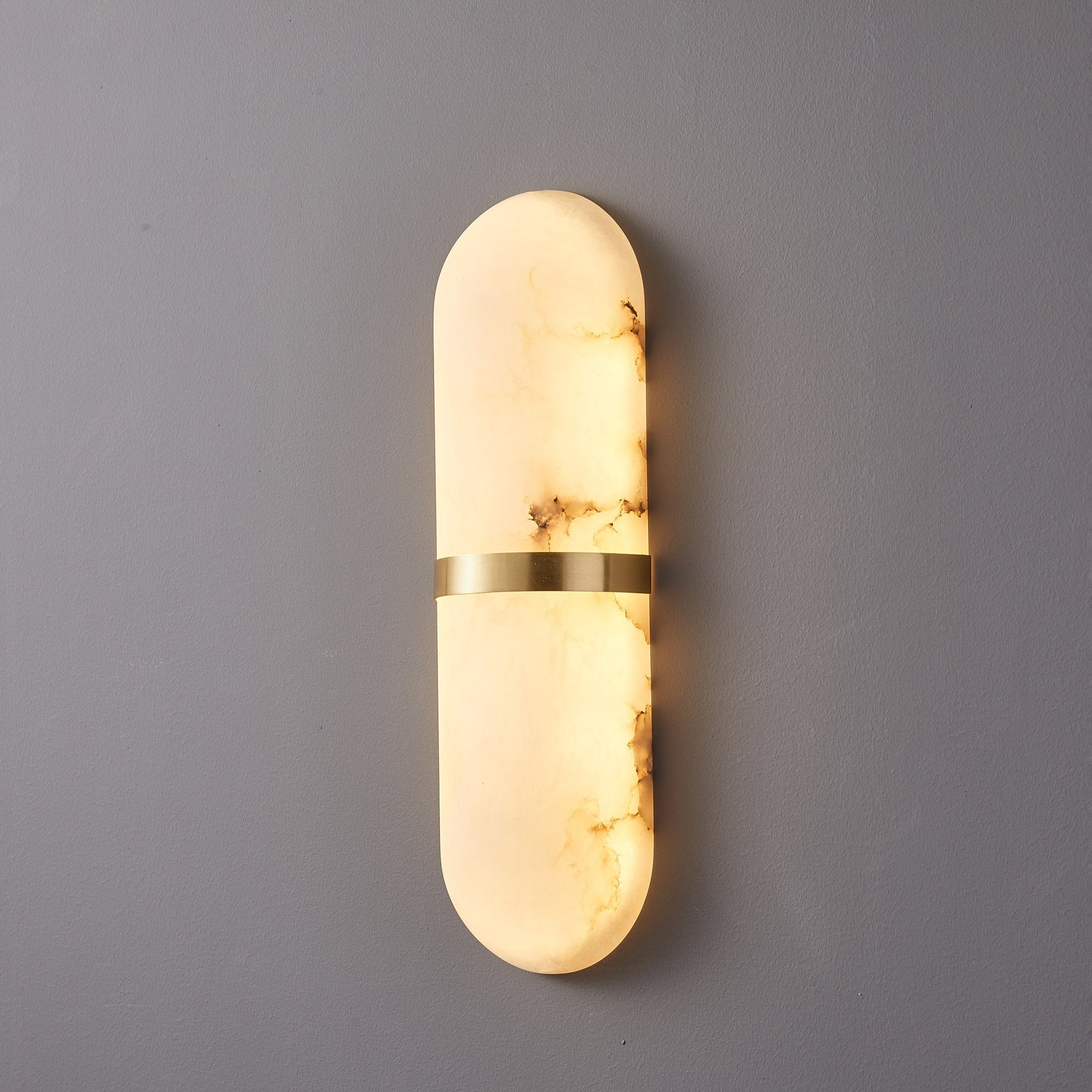 Noxen Luxury Pill Alabaster Wall Lamp-Neutral Decor