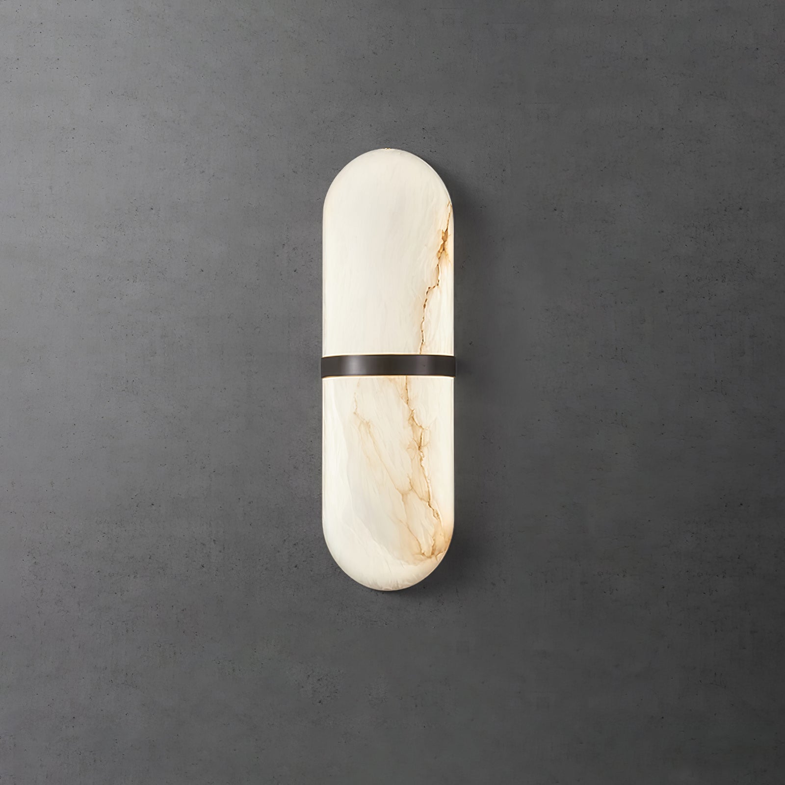 Ostruvyd Luxury Pill Alabaster Wall Lamp