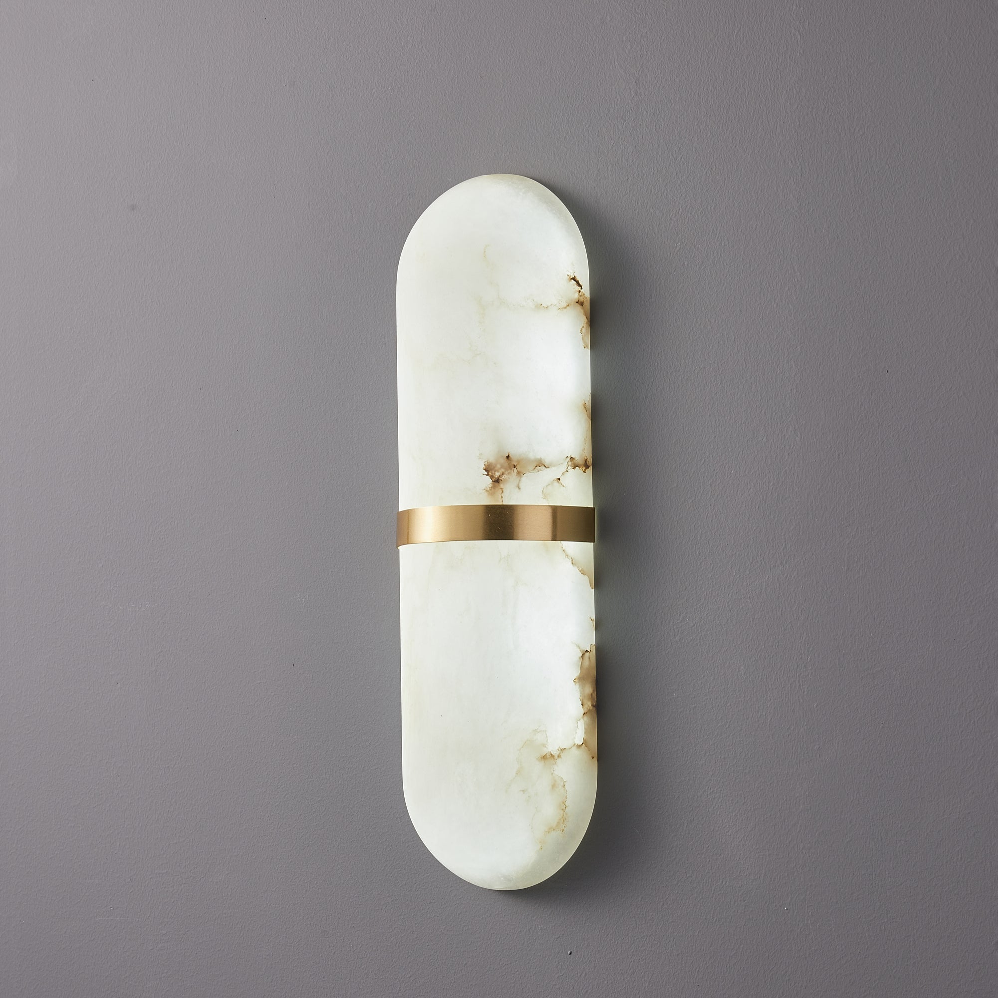 Noxen Luxury Pill Alabaster Wall Lamp-Neutral Decor