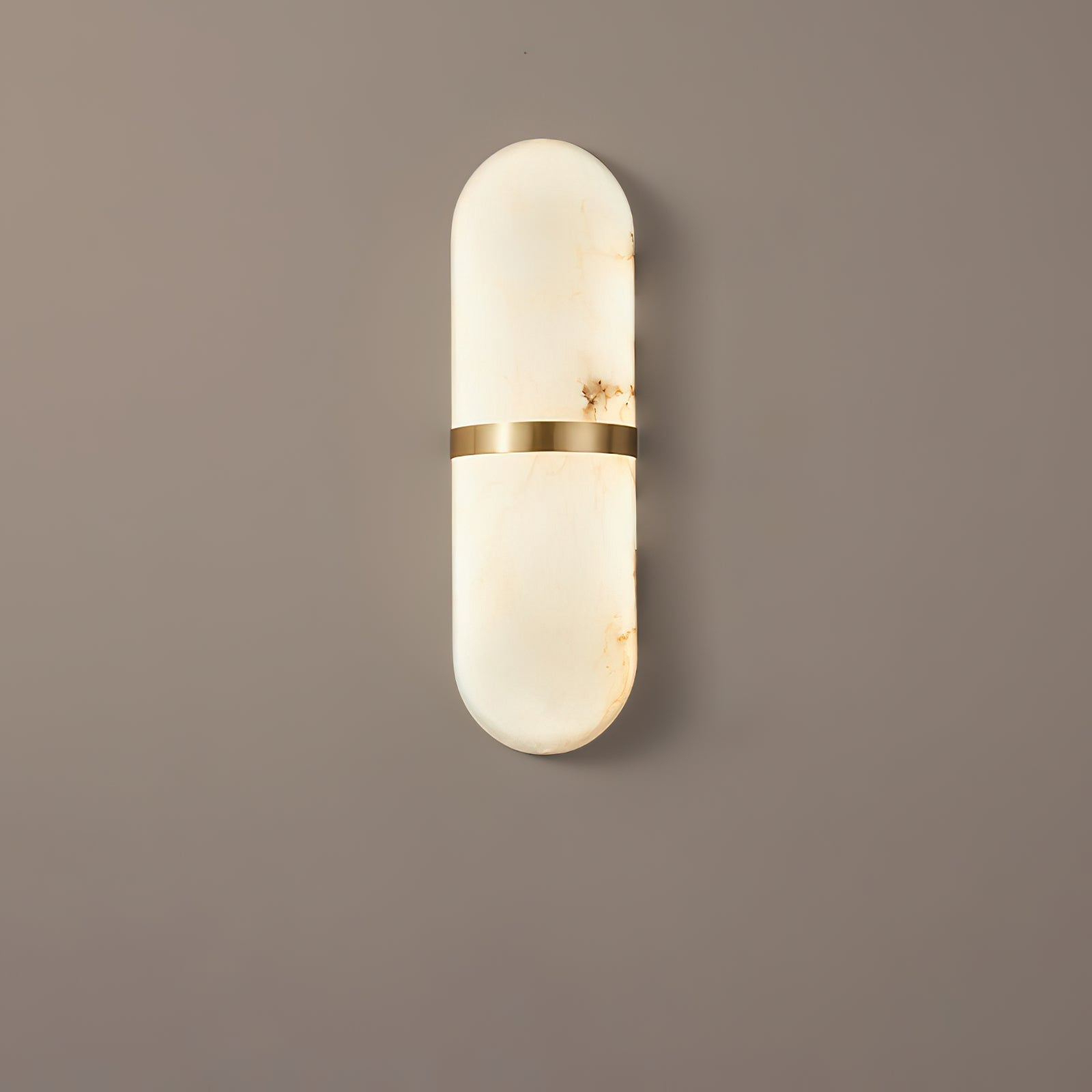 Noxen Luxury Pill Alabaster Wall Lamp-Neutral Decor