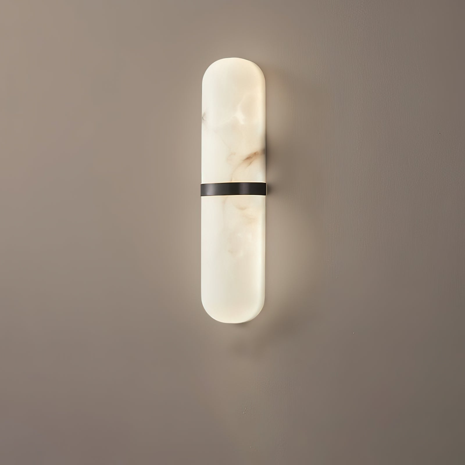 Noxen Luxury Pill Alabaster Wall Lamp-Neutral Decor