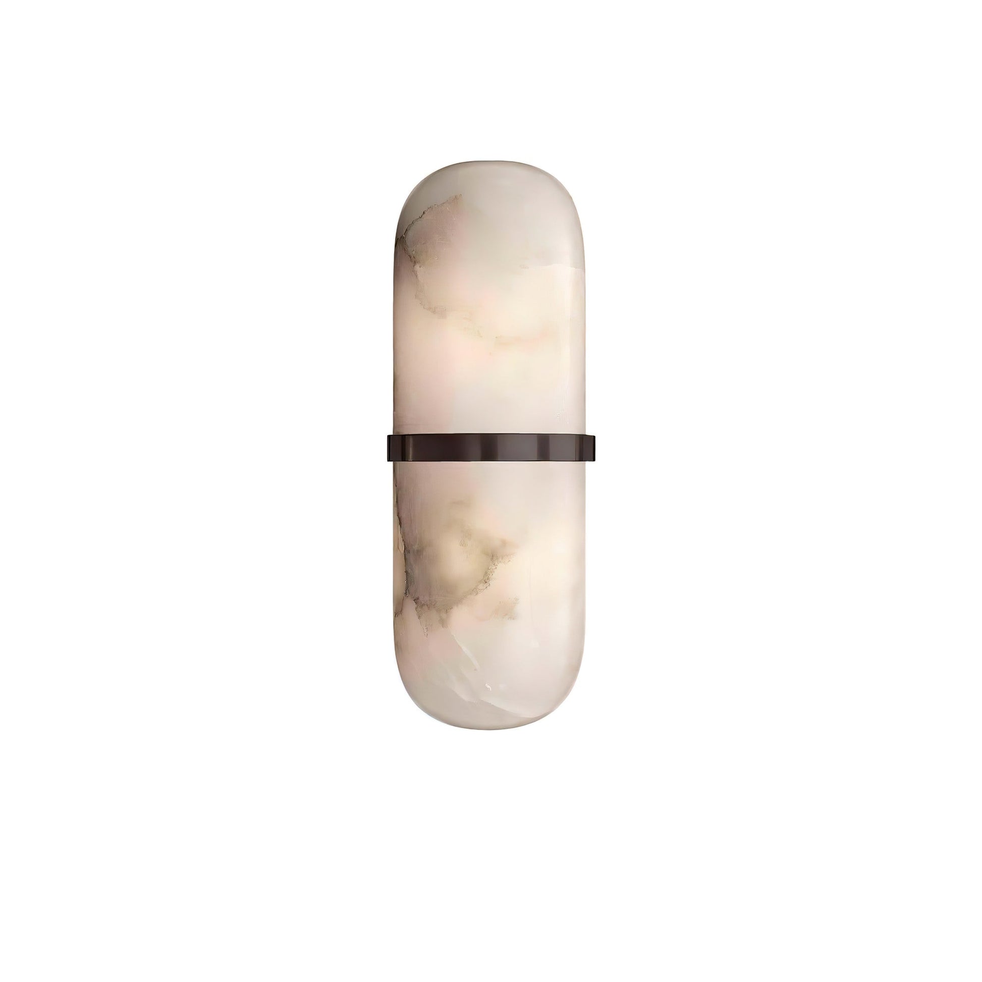 Noxen Luxury Pill Alabaster Wall Lamp-Neutral Decor