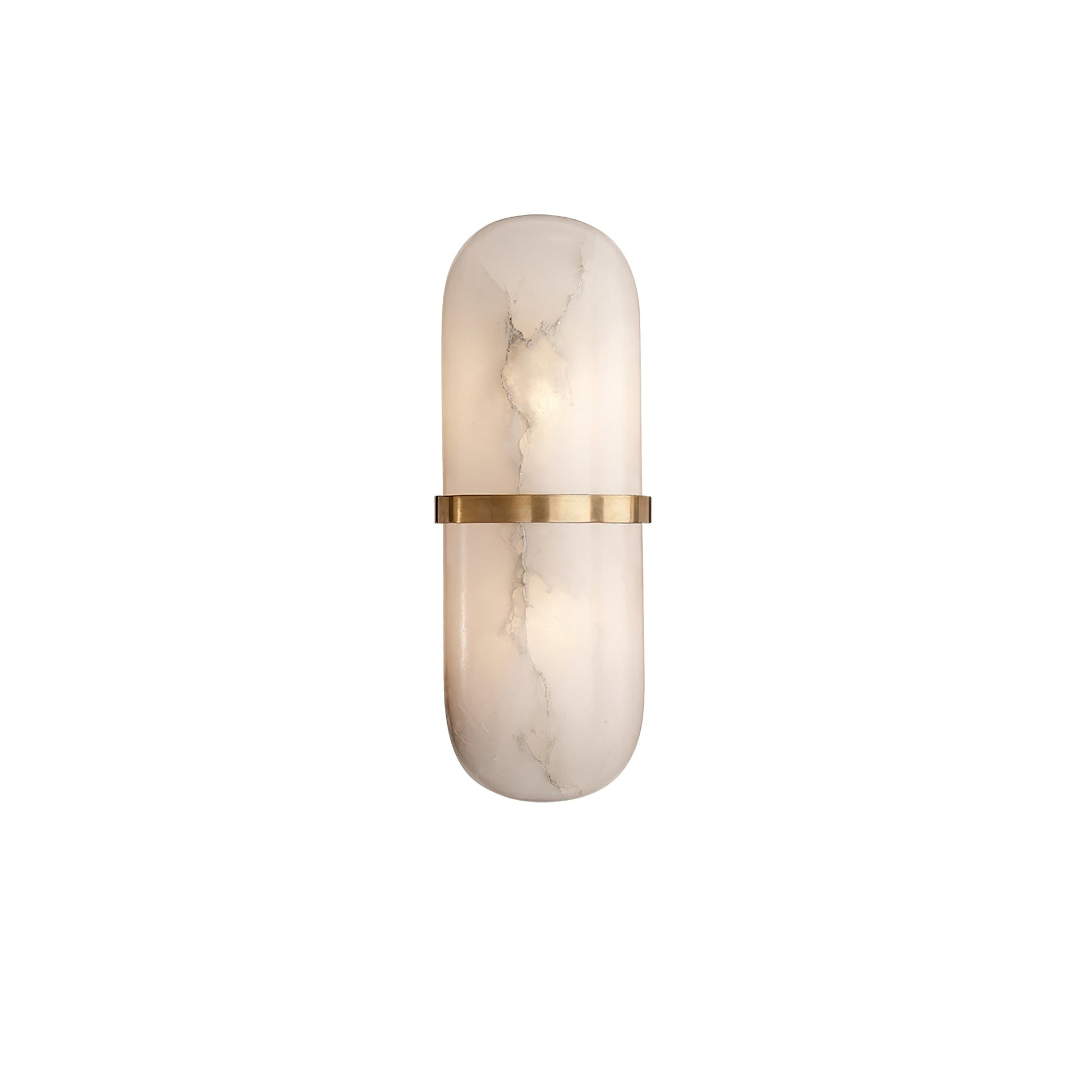 Noxen Luxury Pill Alabaster Wall Lamp-Neutral Decor