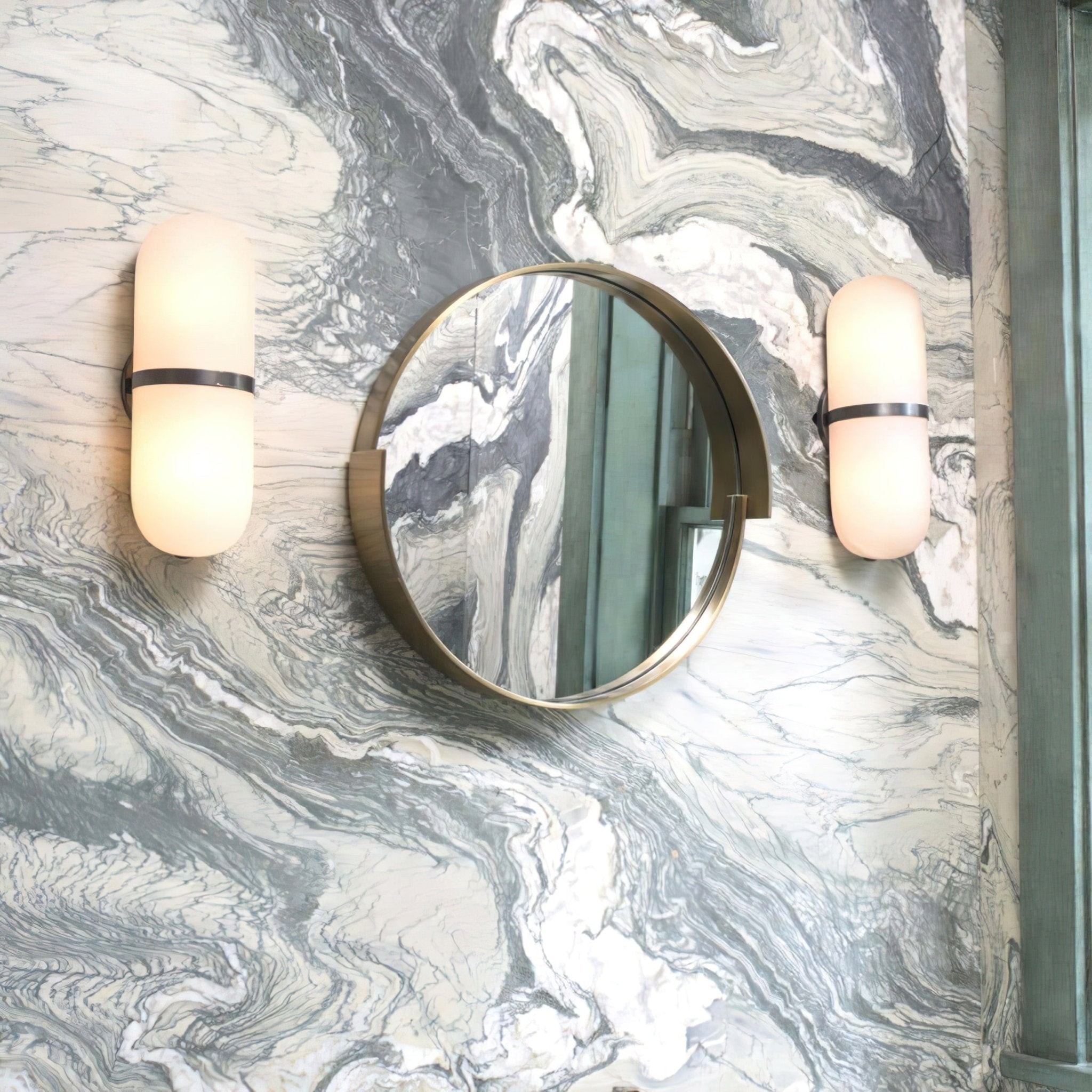 Vitheion Minimalist Alabaster Wall Light-Neutral Decor