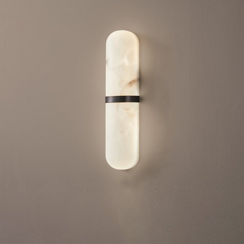 Vitheion Minimalist Alabaster Wall Light-Neutral Decor