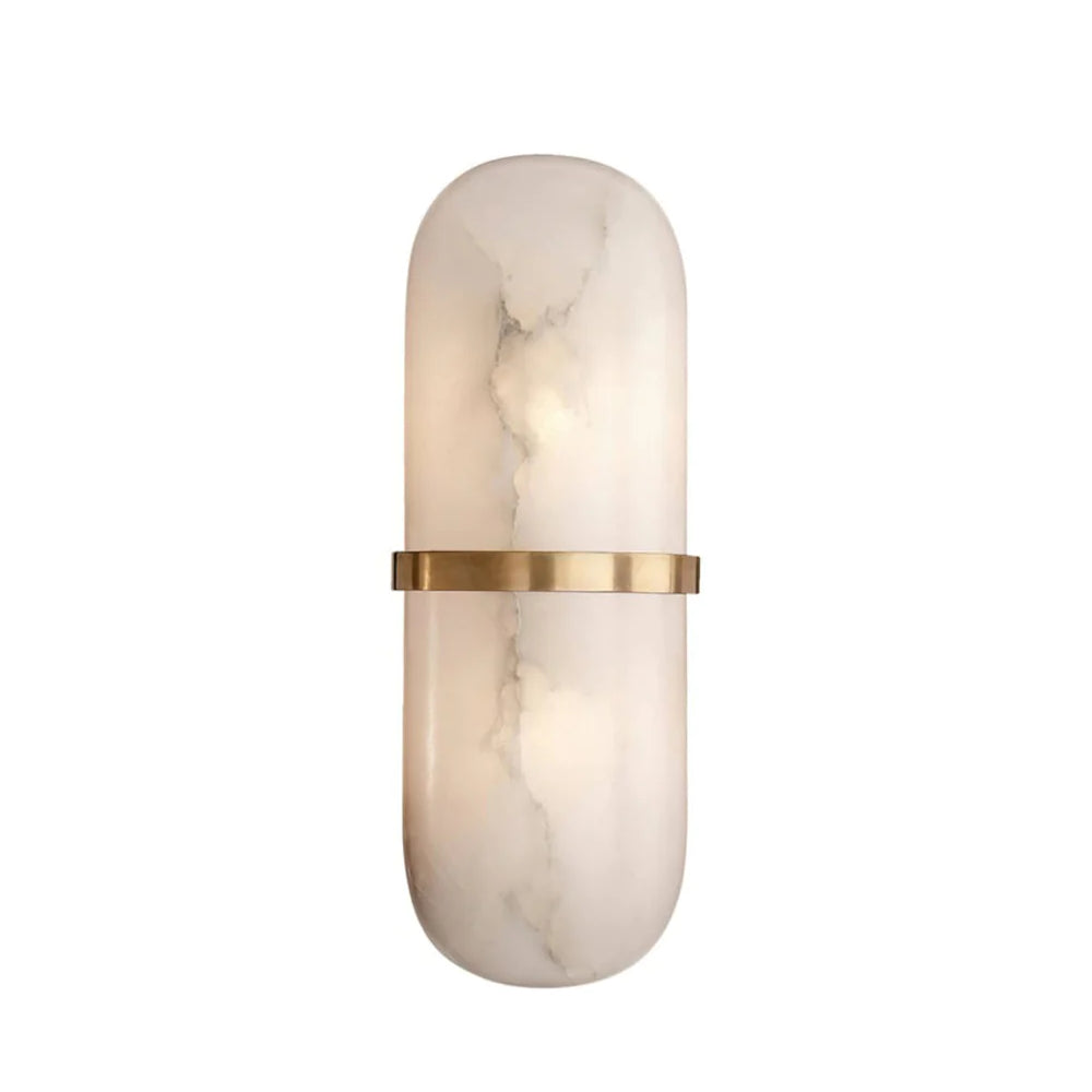Vitheion Minimalist Alabaster Wall Light-Neutral Decor