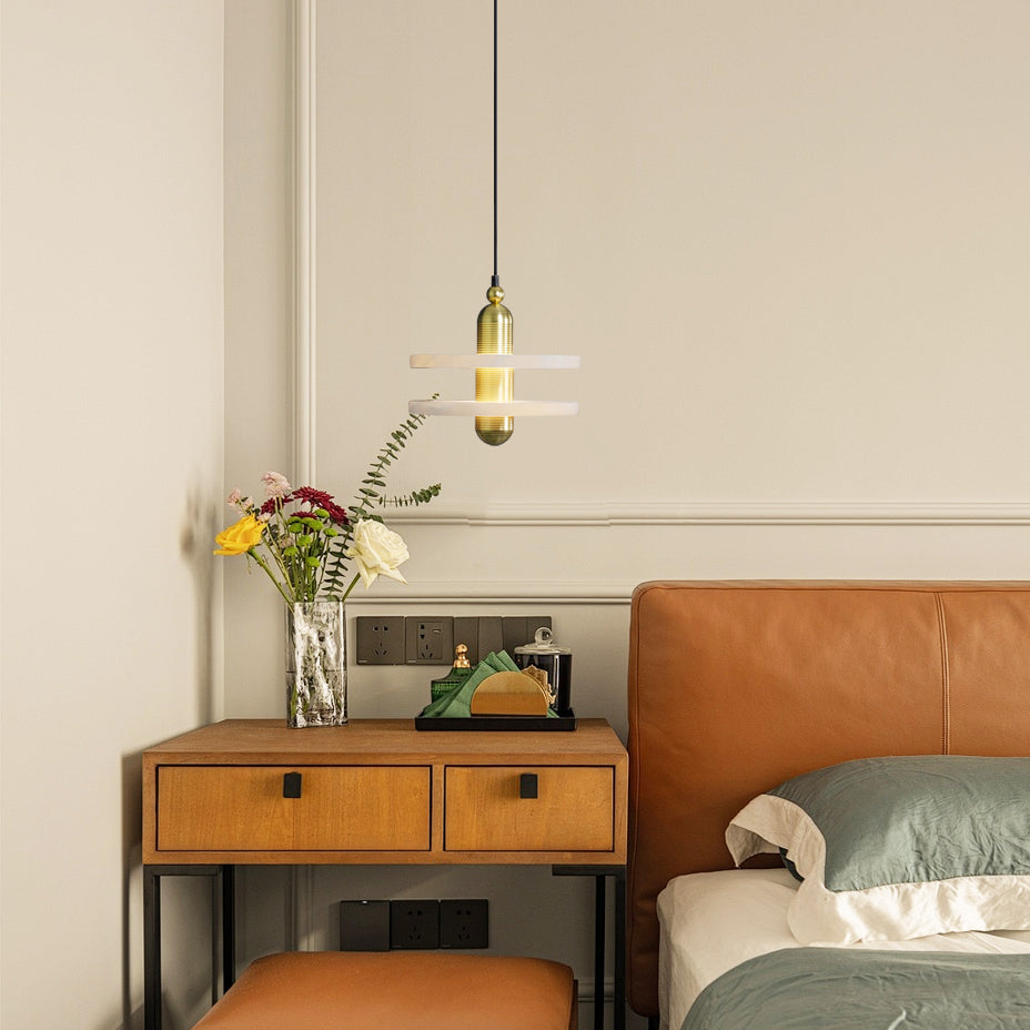 Alabaster Planes Pendant Lamp