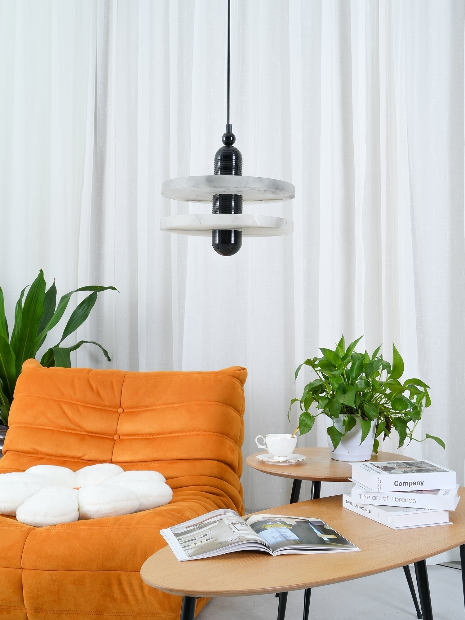 Alabaster Planes Pendant Lamp