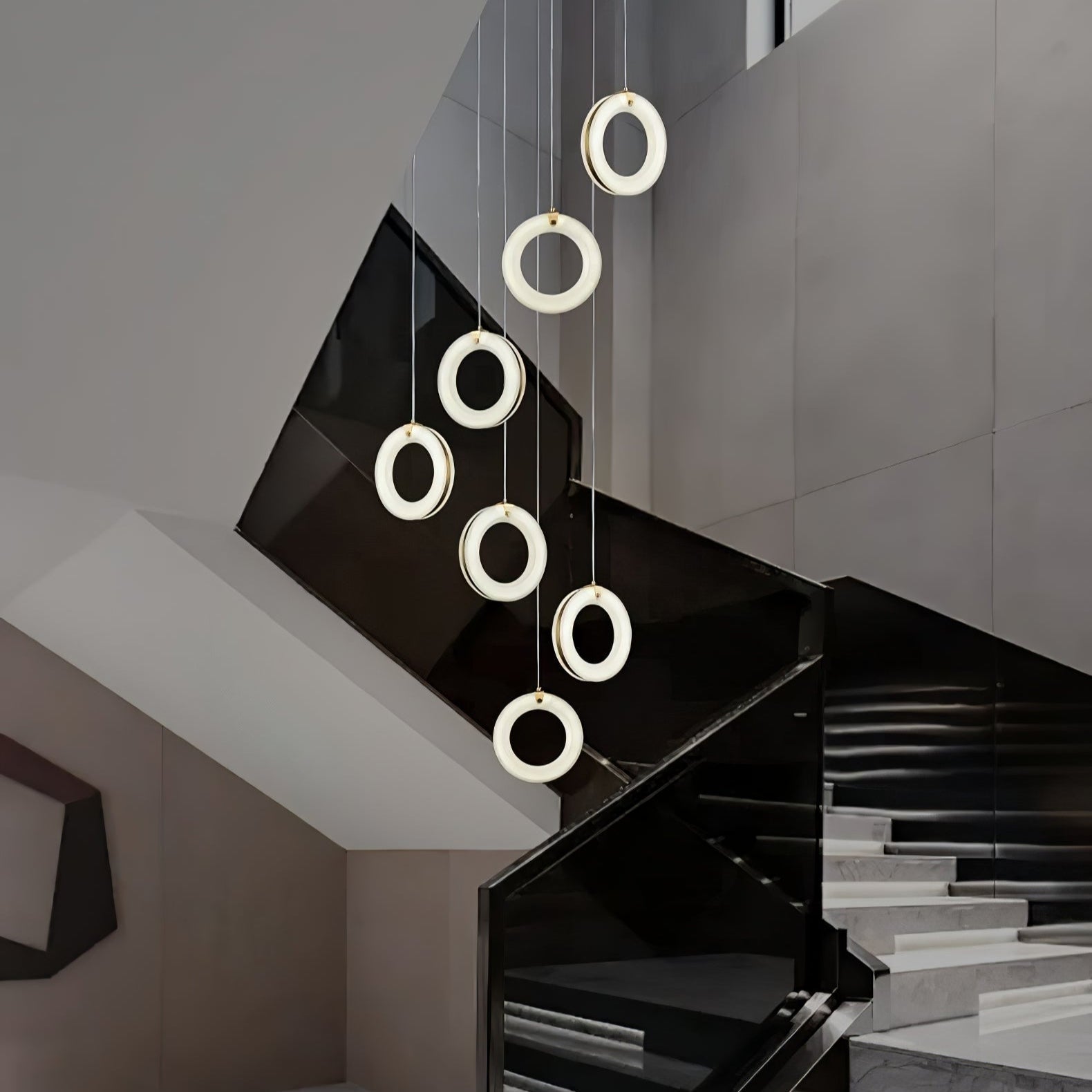 Orelia Alabaster Pendant Light-Neutral Decor