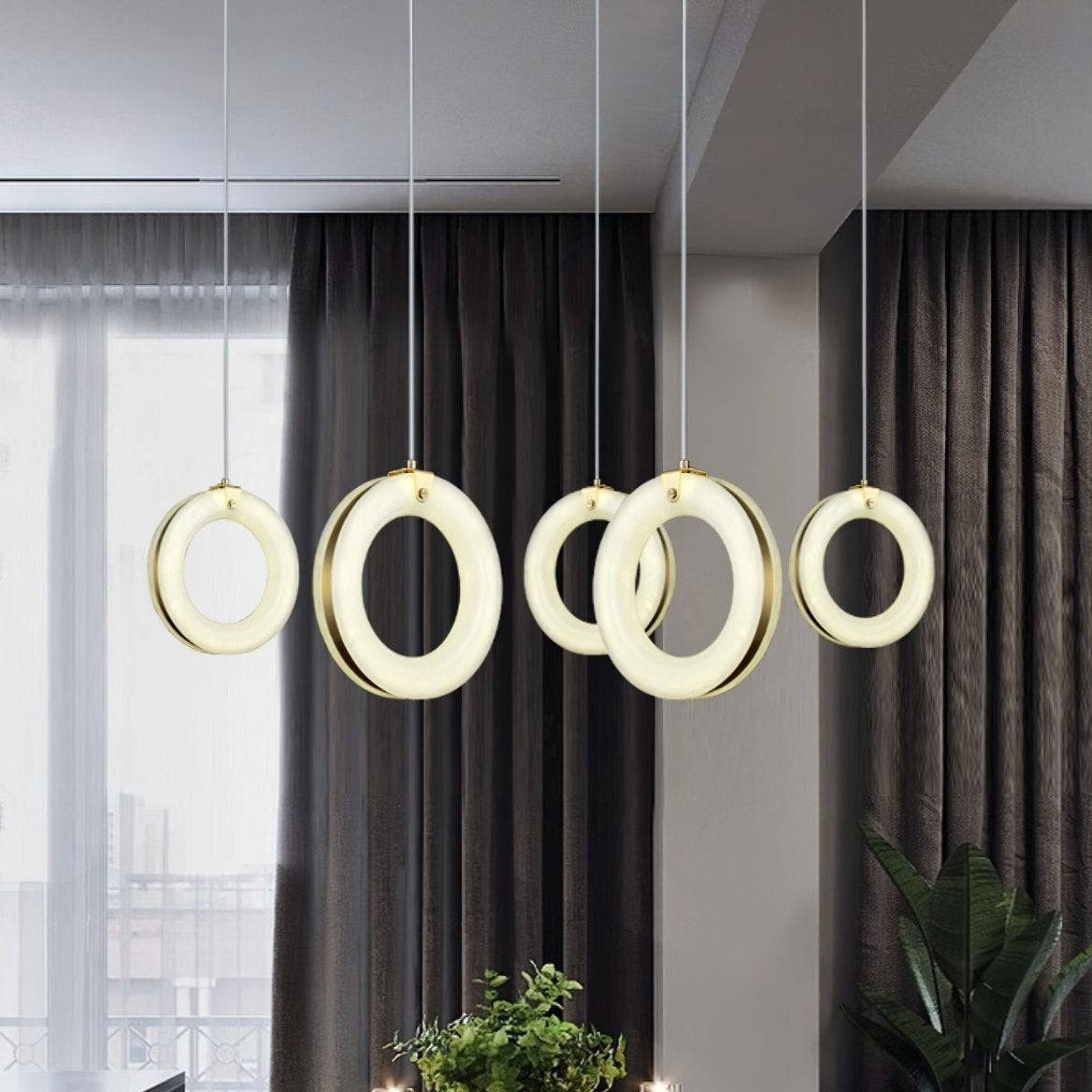 Orelia Alabaster Pendant Light-Neutral Decor